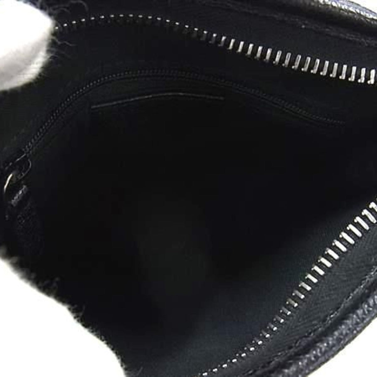 Bvlgari Black Leather Handbag Shoulder Bag Tote Bag (Pre-Owned)