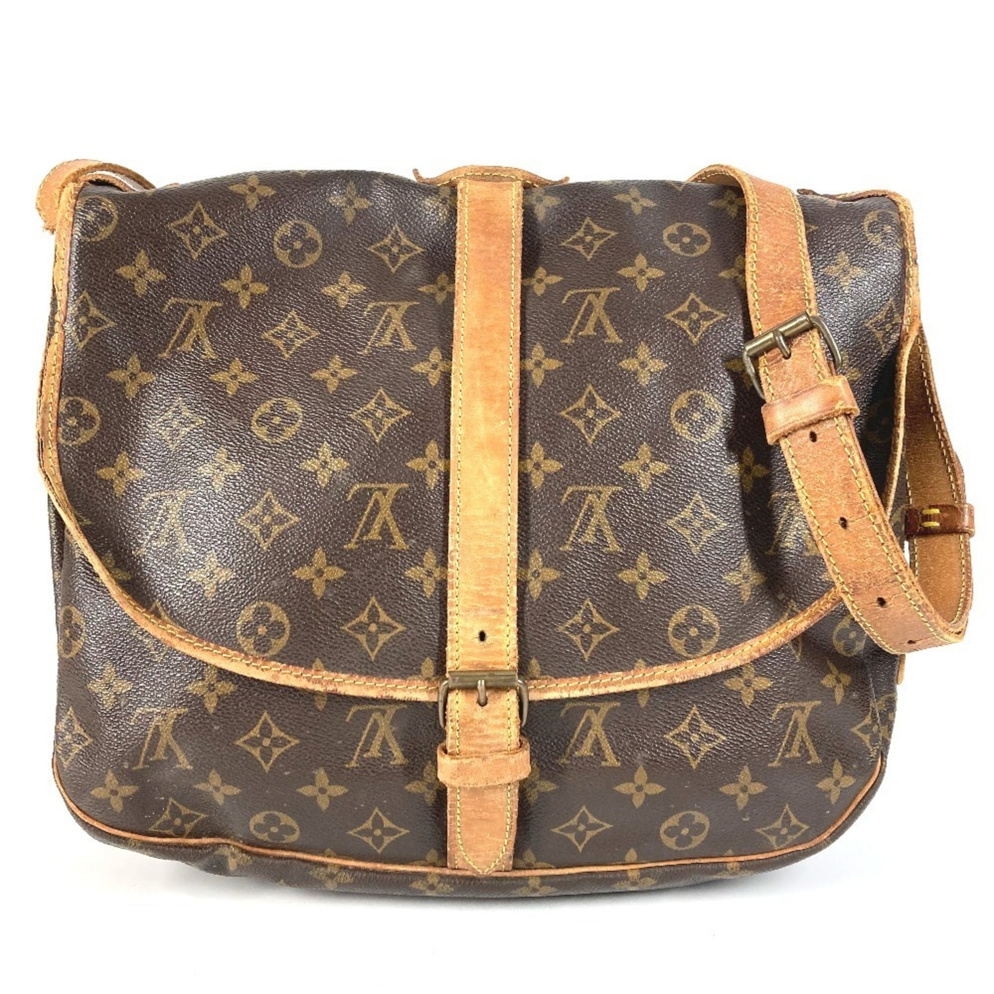 Louis Vuitton Brown Galle Monogram Monogram Handbag Shoulder Bag (Pre-Owned)