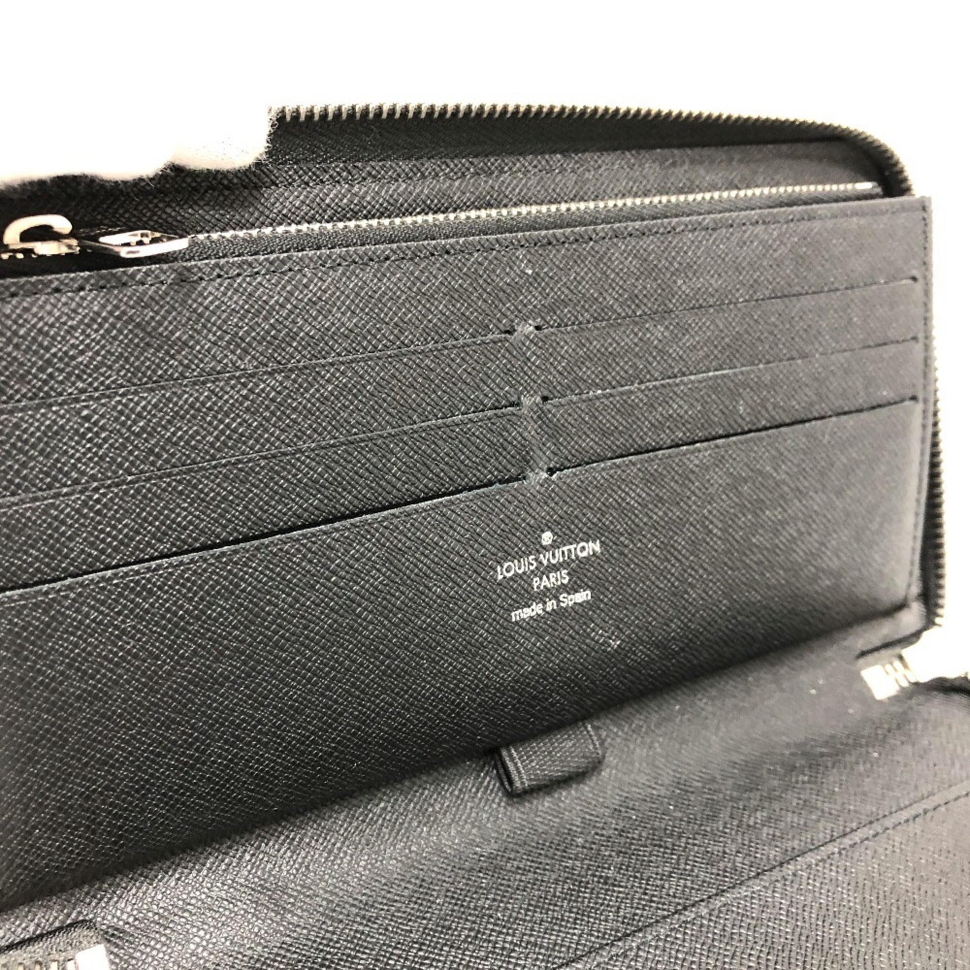 Louis Vuitton Damier Graphite Black Damier Graphite Long Wallet (Bi-Fold) (Pre-Owned)