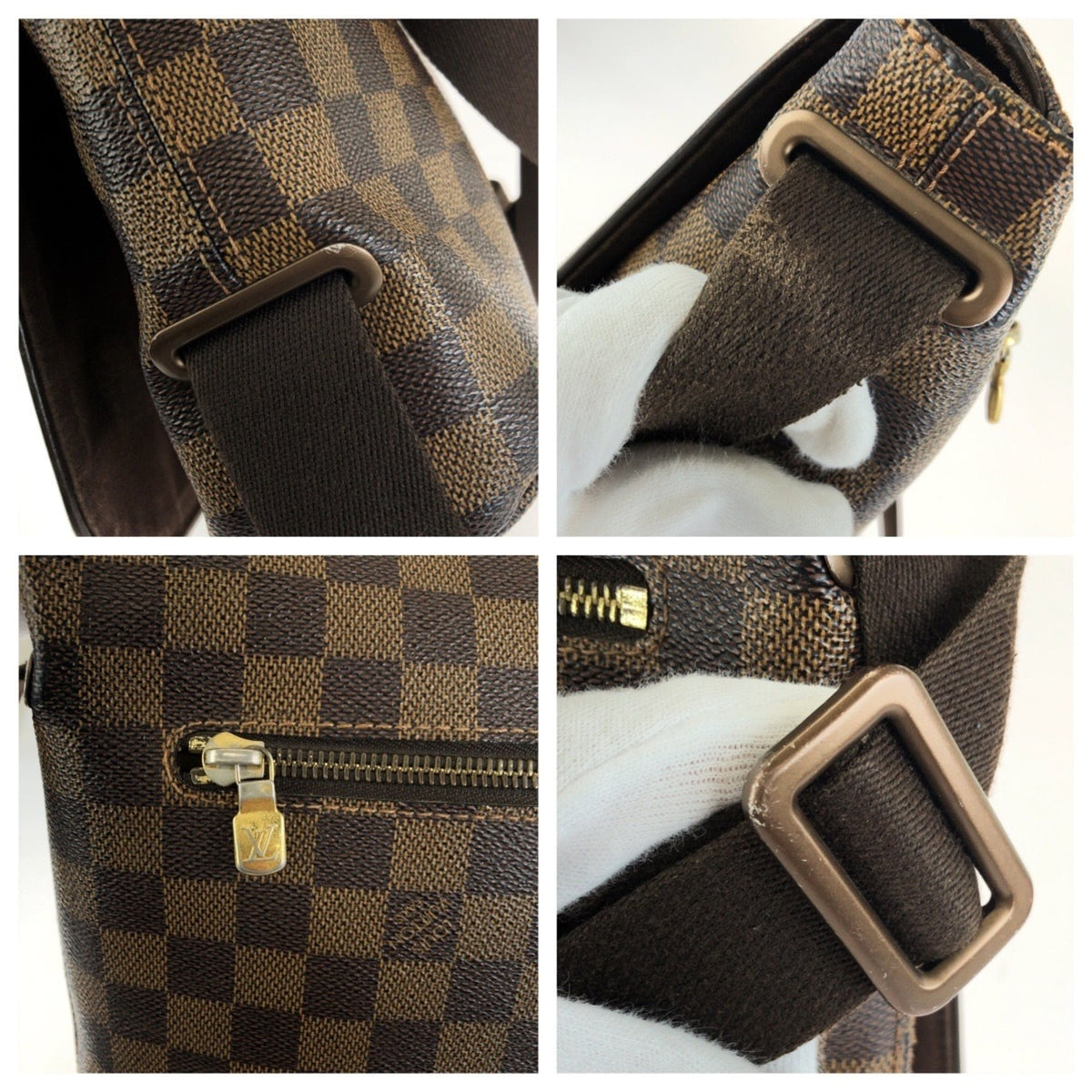 Louis Vuitton Damier Brown Pvc Messenger Bag Shoulder Bag (Pre-Owned)