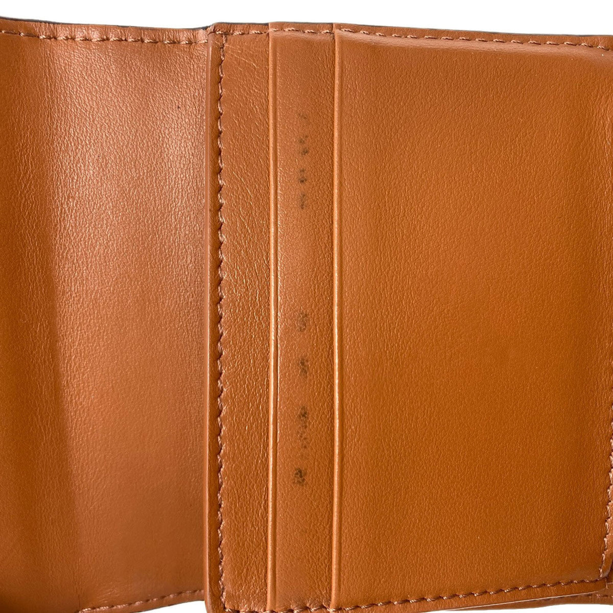 Celine Brown Pvc Wallet (Bi-Fold) (Pre-Owned)