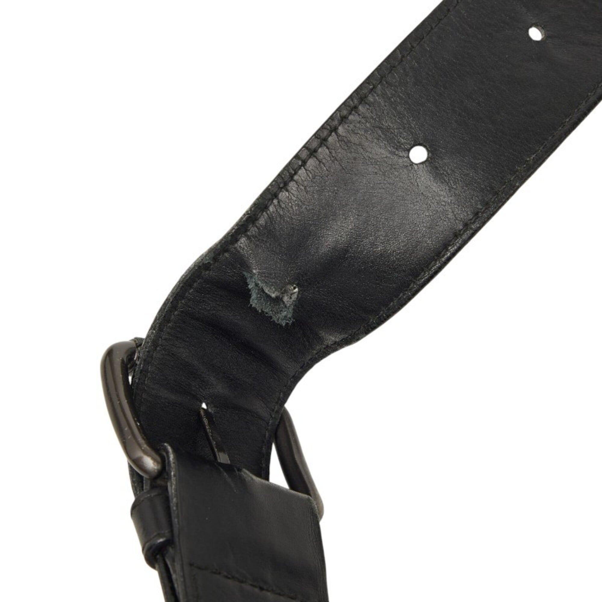 Bottega Veneta Black Leather Sling Bag (Pre-Owned)