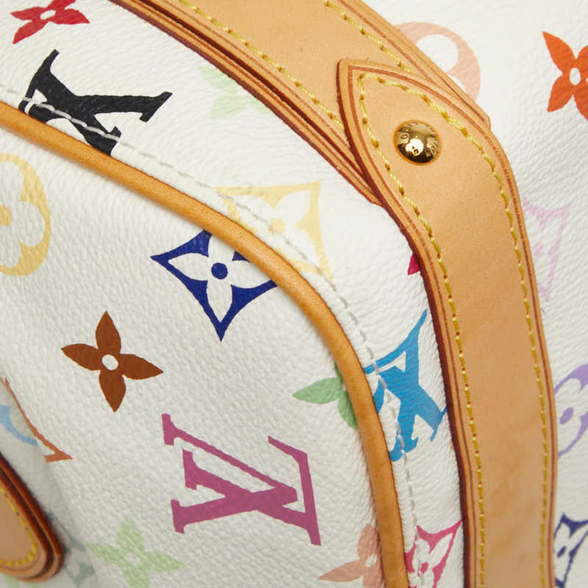 Louis Vuitton Blanc White Pvc Leather Handbag (Pre-Owned)