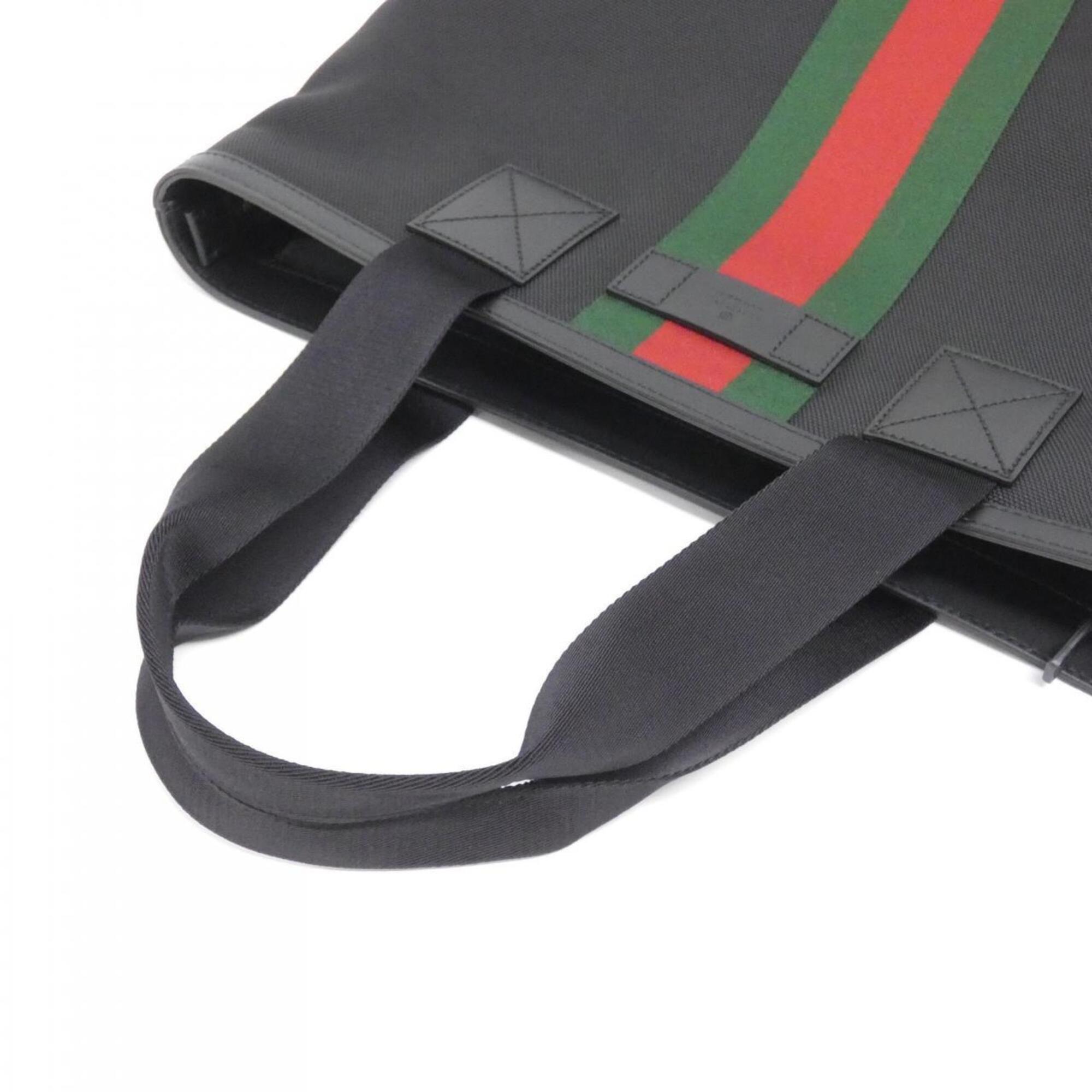 Gucci Black Canvas Handbag (Pre-Owned)