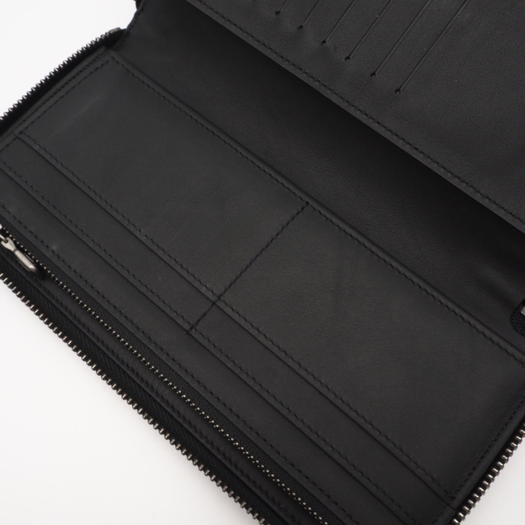 Louis Vuitton Black Damier Canvas Infini Onyx Damier Infini Long Wallet (Bi-Fold) (Pre-Owned)