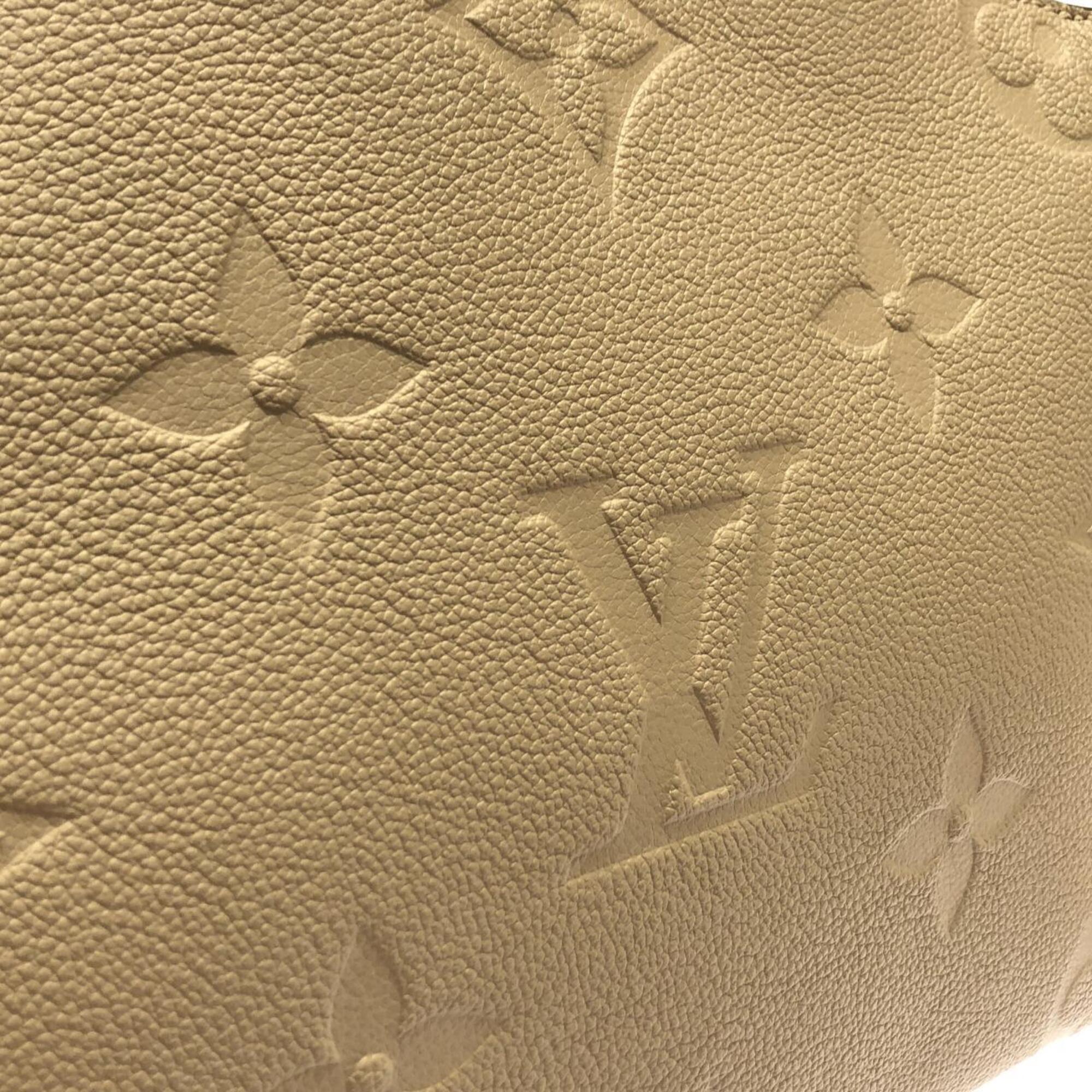 Louis Vuitton Tourterelle Leather Handbag (Pre-Owned)