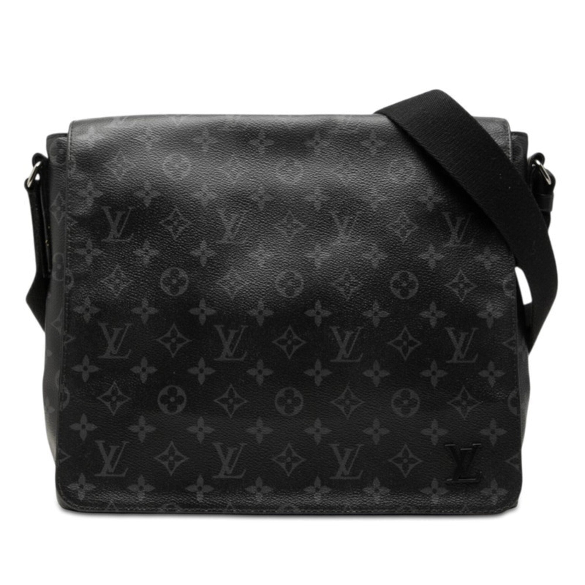 Louis Vuitton Black Pvc Leather Shoulder Bag (Pre-Owned)