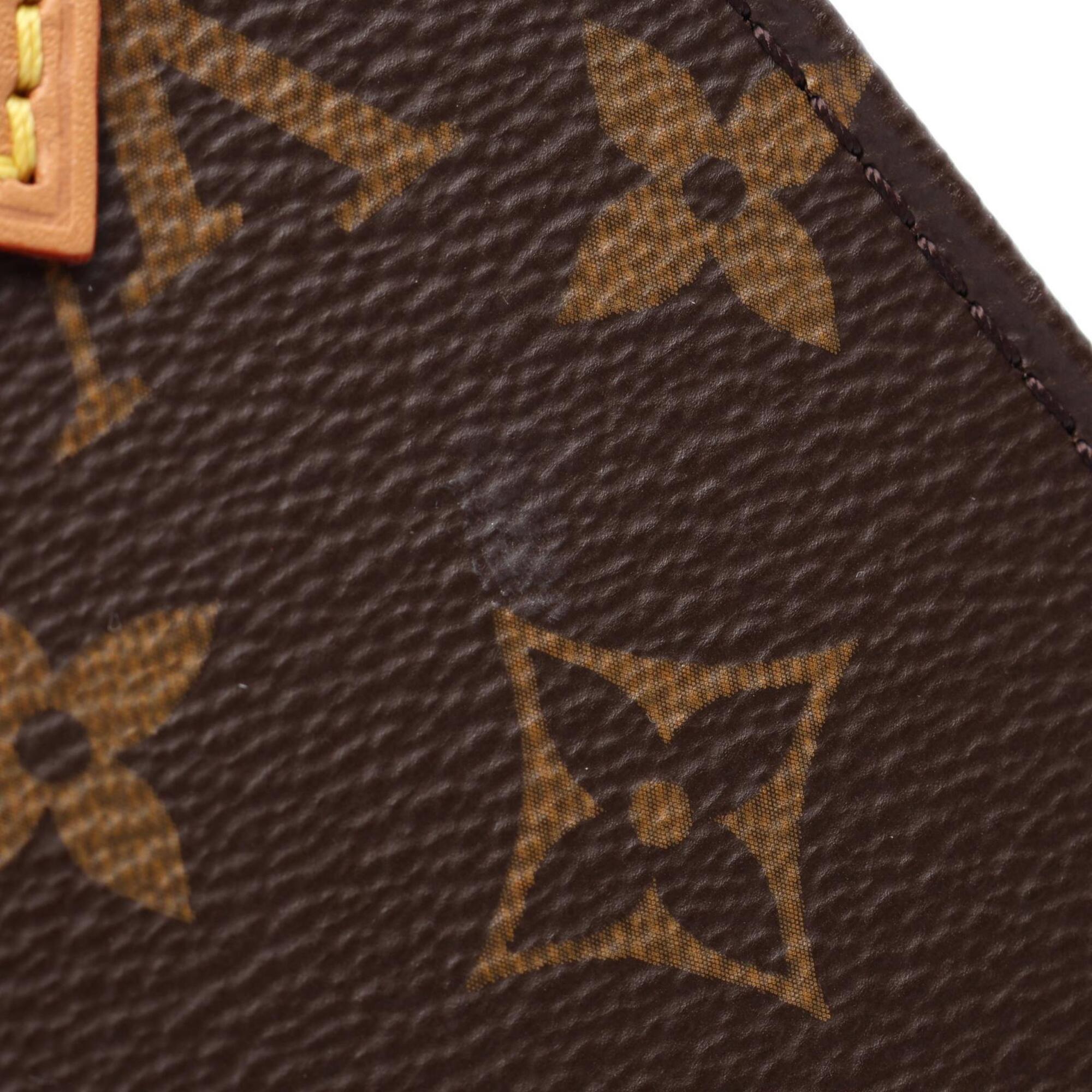 Louis Vuitton Brown Coated Canvas Leather Handbag (Pre-Owned)