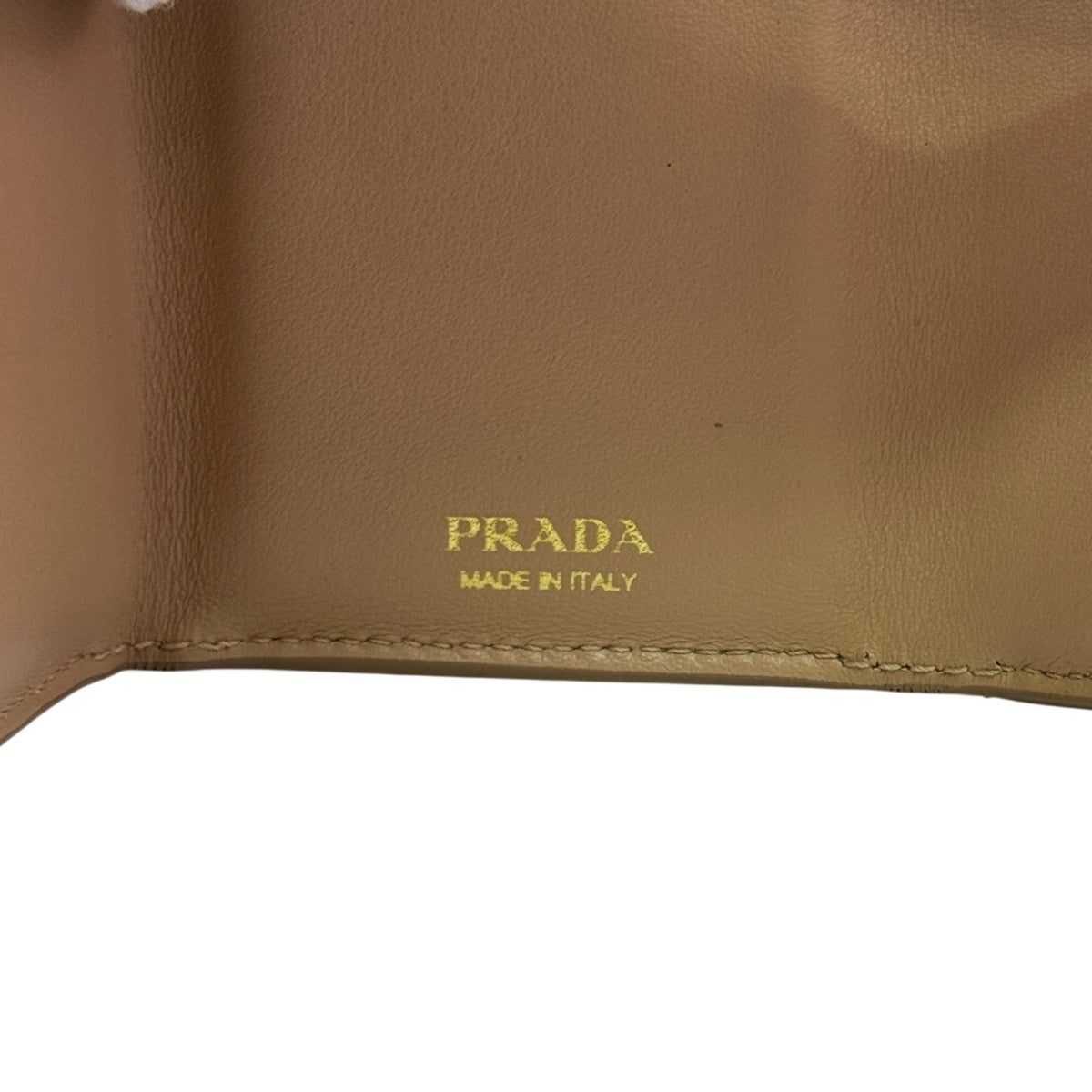 Prada Pink Leather Wallet (Tri-Fold) (Pre-Owned)