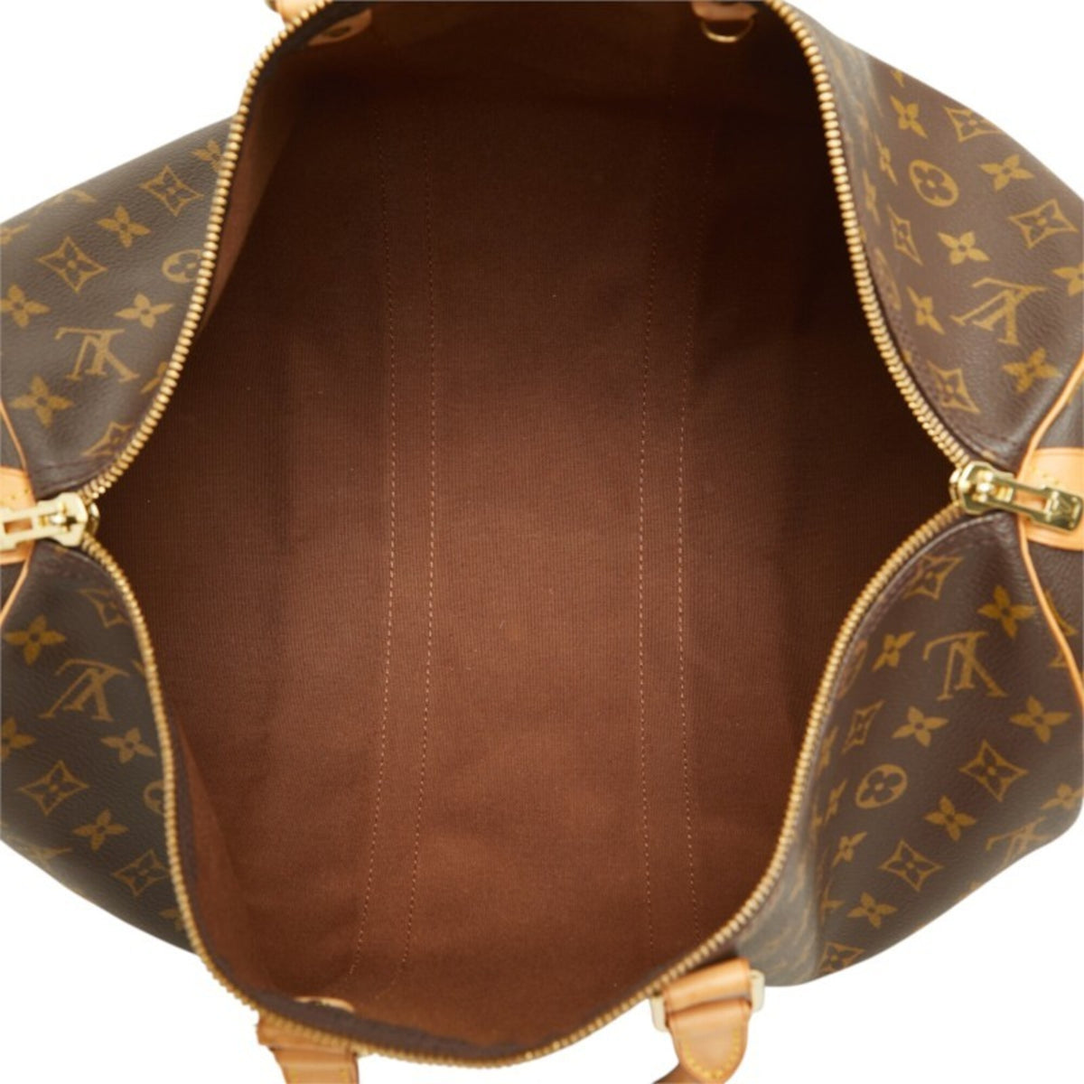 Louis Vuitton Monogram Brown Pvc Leather Boston Bag (Pre-Owned)