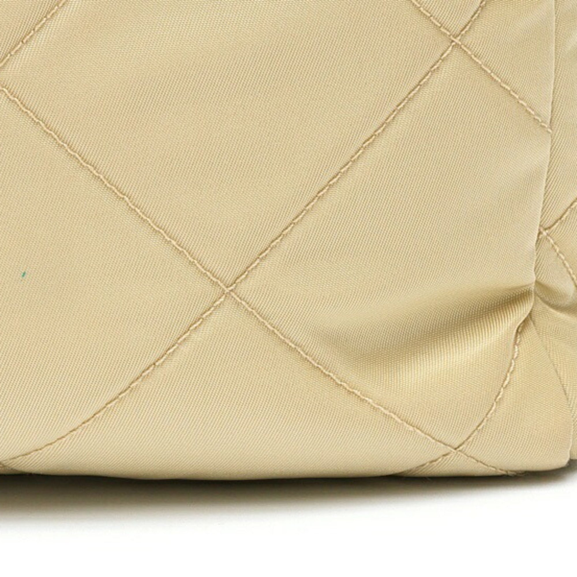 Prada Beige Nylon Tote Bag (Pre-Owned)
