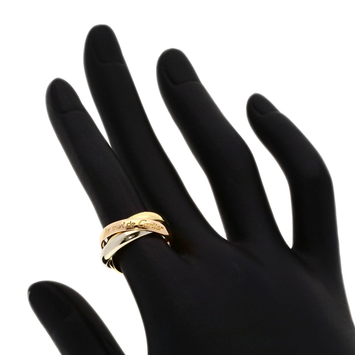 Cartier Trinity Yellow Gold (18K) Pink Gold (18K) White Gold (18K) Band Ring (Pre-Owned)