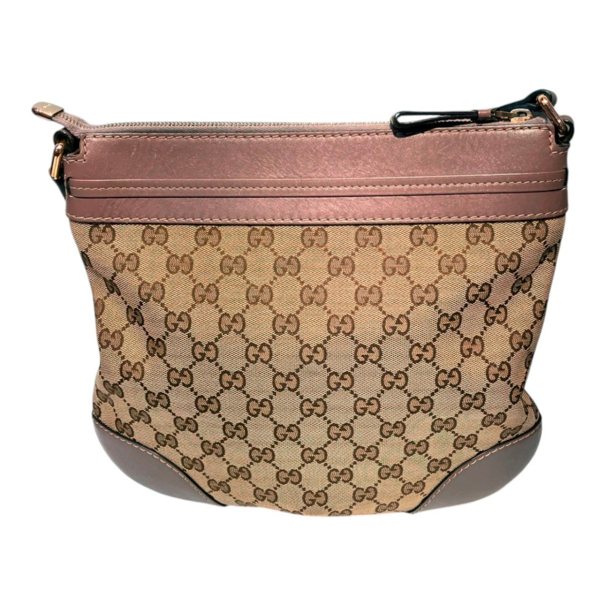 Gucci Beige Canvas Shoulder Bag (Pre-Owned)