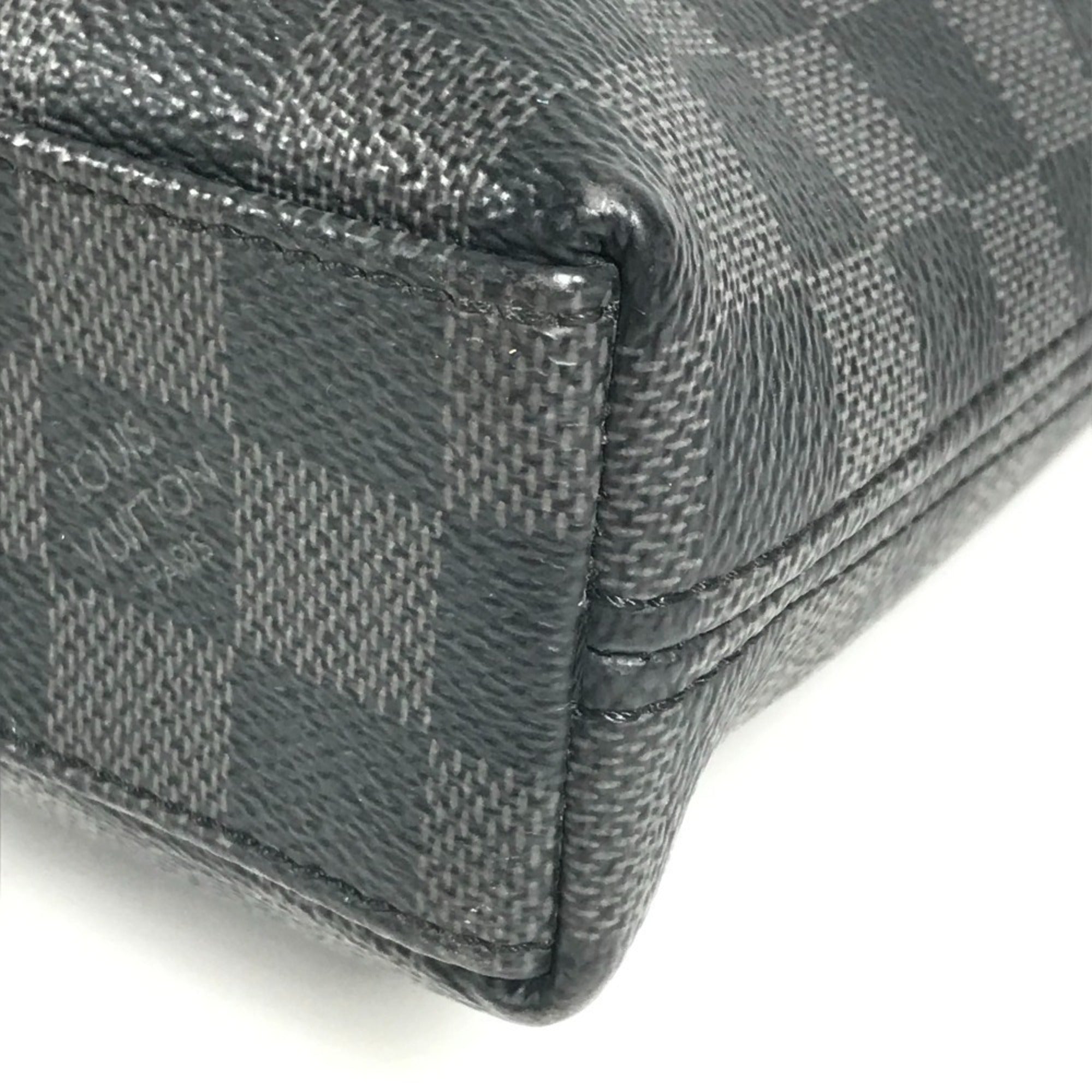 Louis Vuitton Black Damier Graphite Canvas Handbag Tote Bag (Pre-Owned)