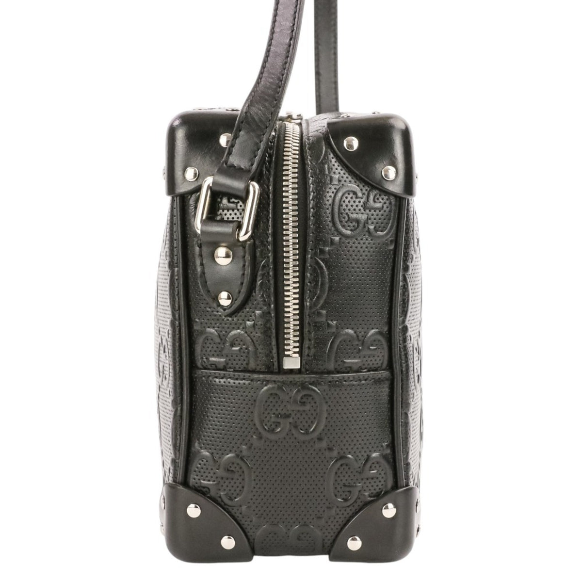 Gucci Black Leather Shoulder Bag (Pre-Owned)
