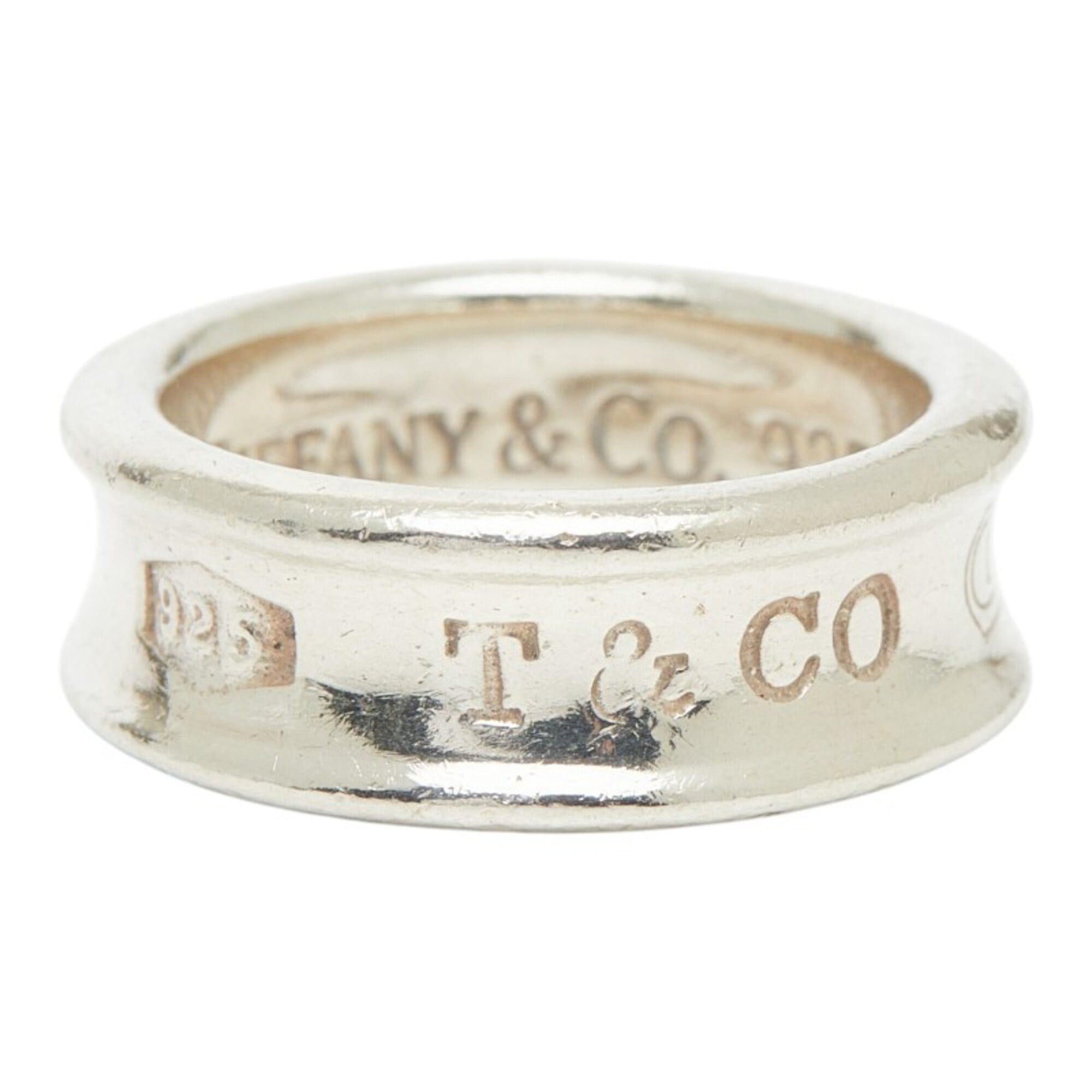 Tiffany Silver Silver 925 Band Ring (Pre-Owned)