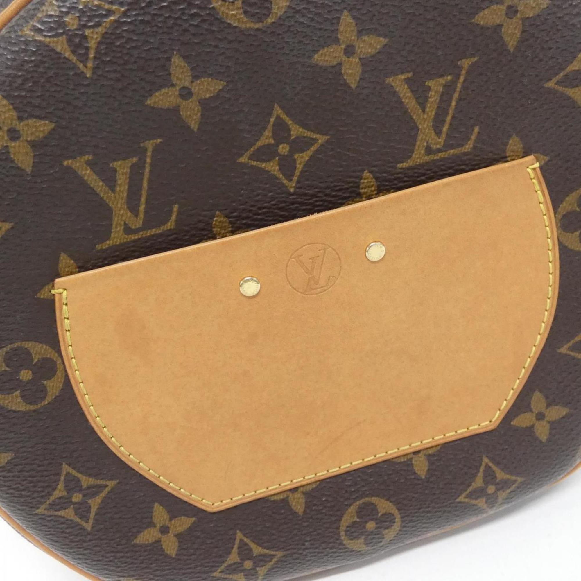Louis Vuitton Monogram Marron Coated Canvas Shoulder Bag (Pre-Owned)