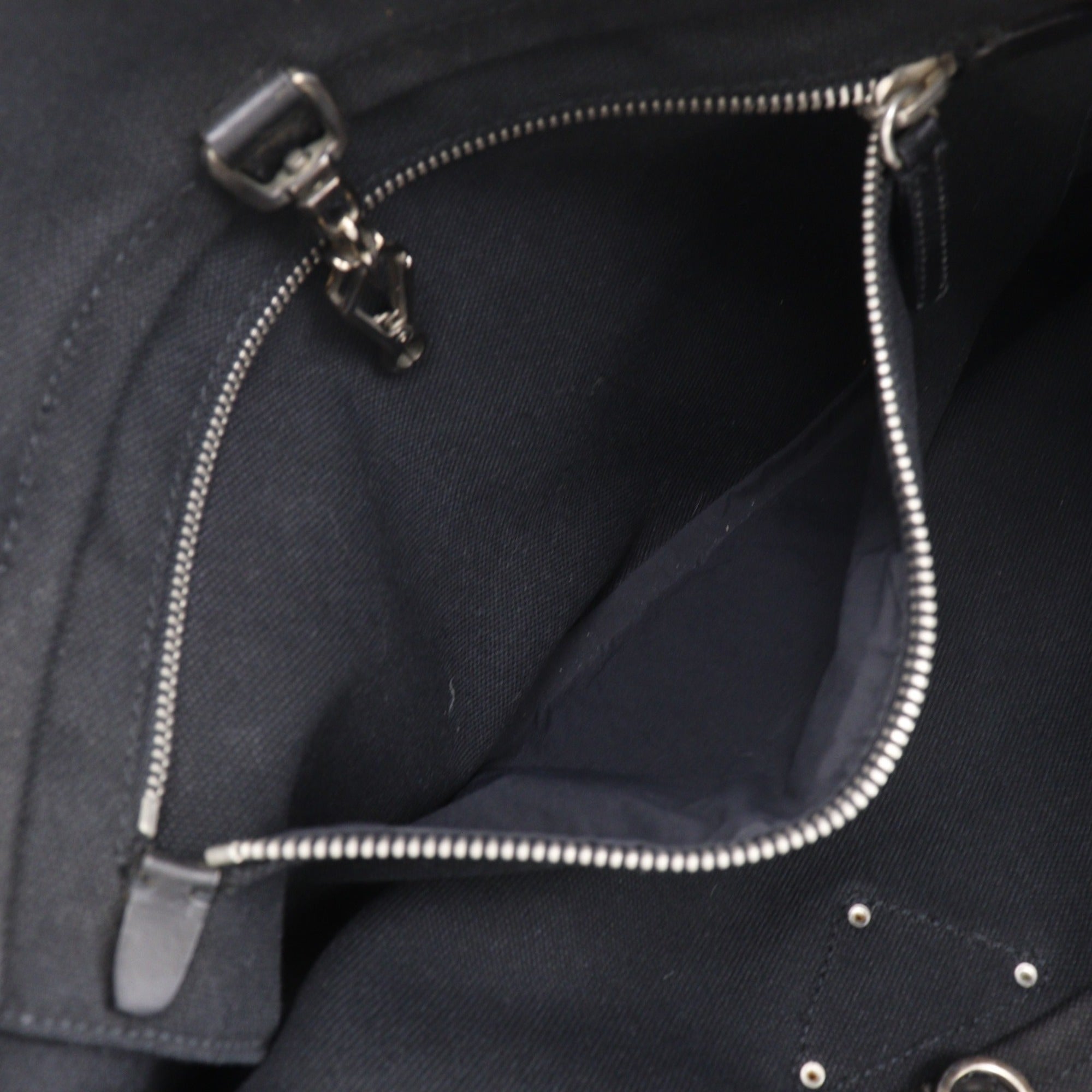 Prada Black Canvas Tote Bag (Pre-Owned)