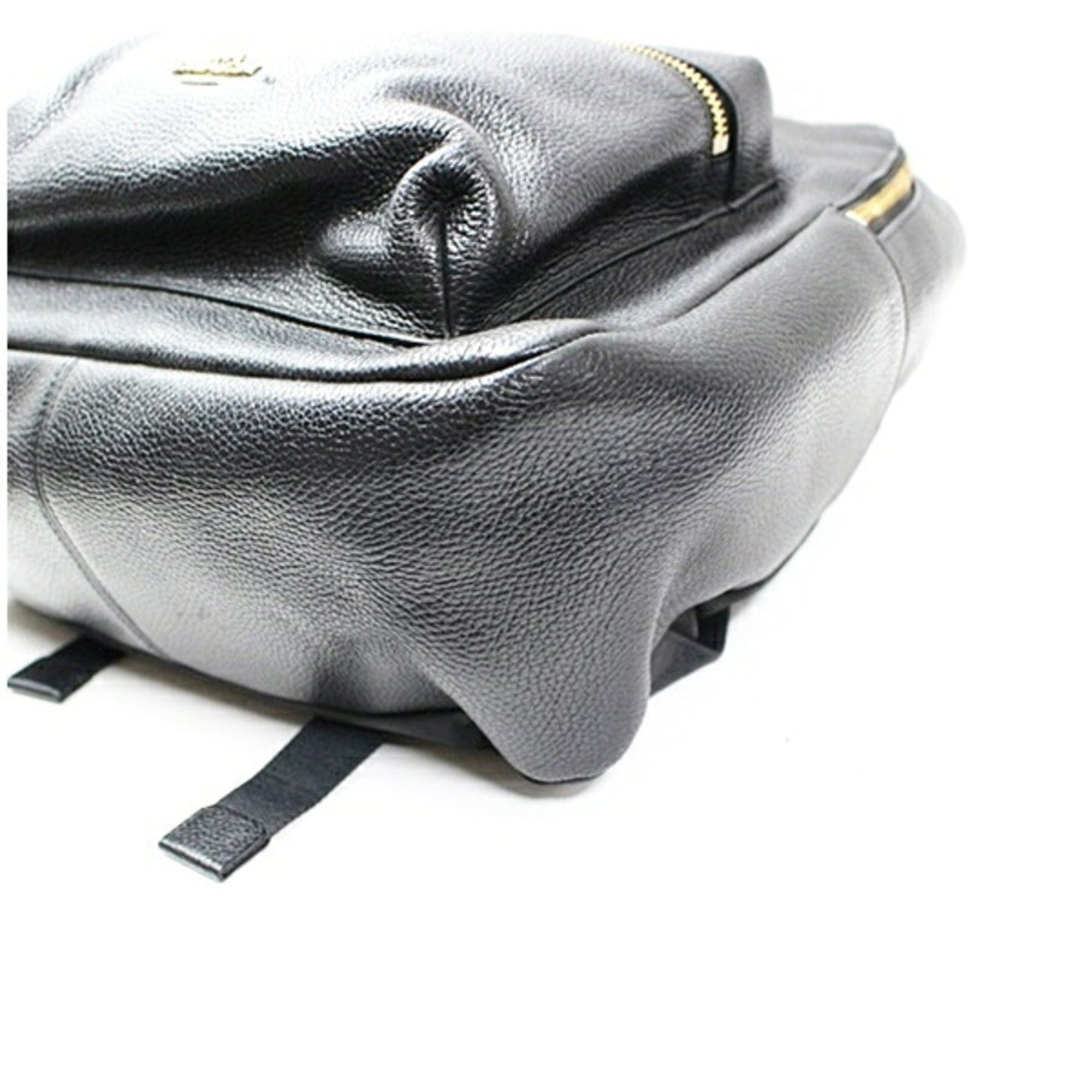 Coach Black Leather Backpack (Pre-Owned)