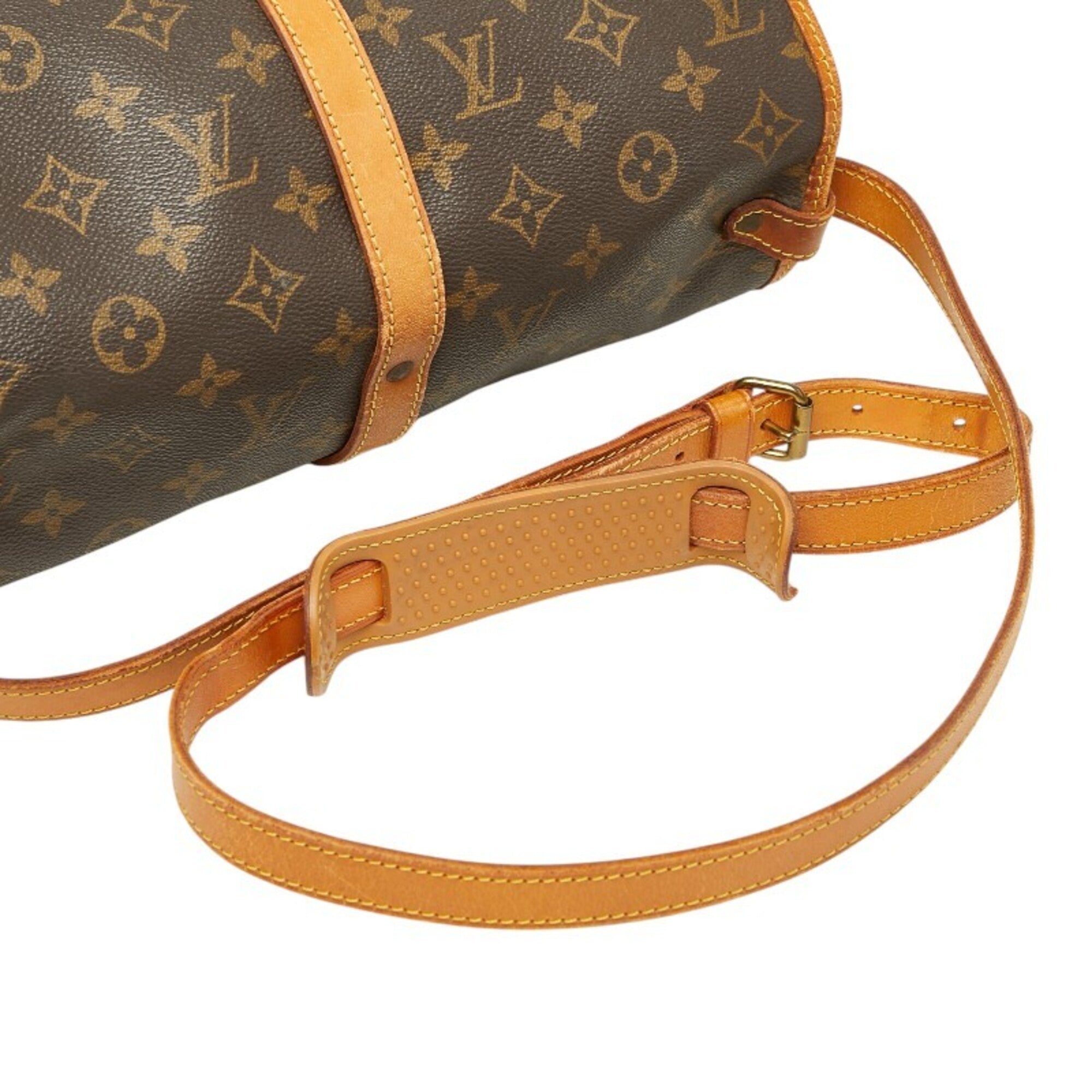 Louis Vuitton Brown Pvc Leather Shoulder Bag (Pre-Owned)
