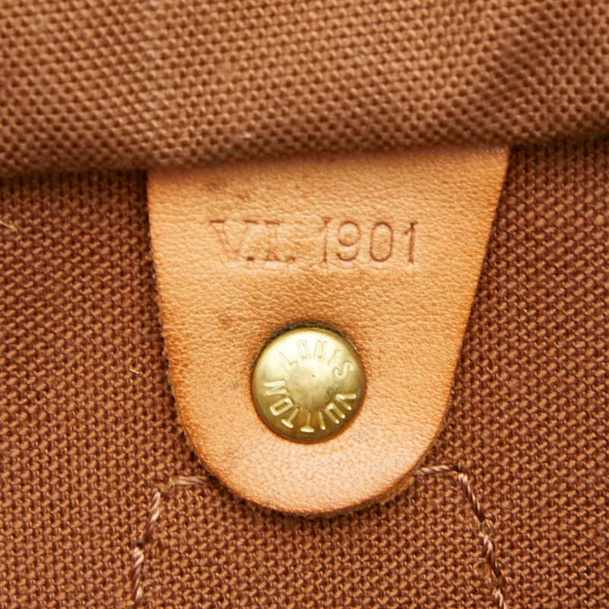 Louis Vuitton Brown Monogram Pvc Leather Boston Bag Handbag (Pre-Owned)