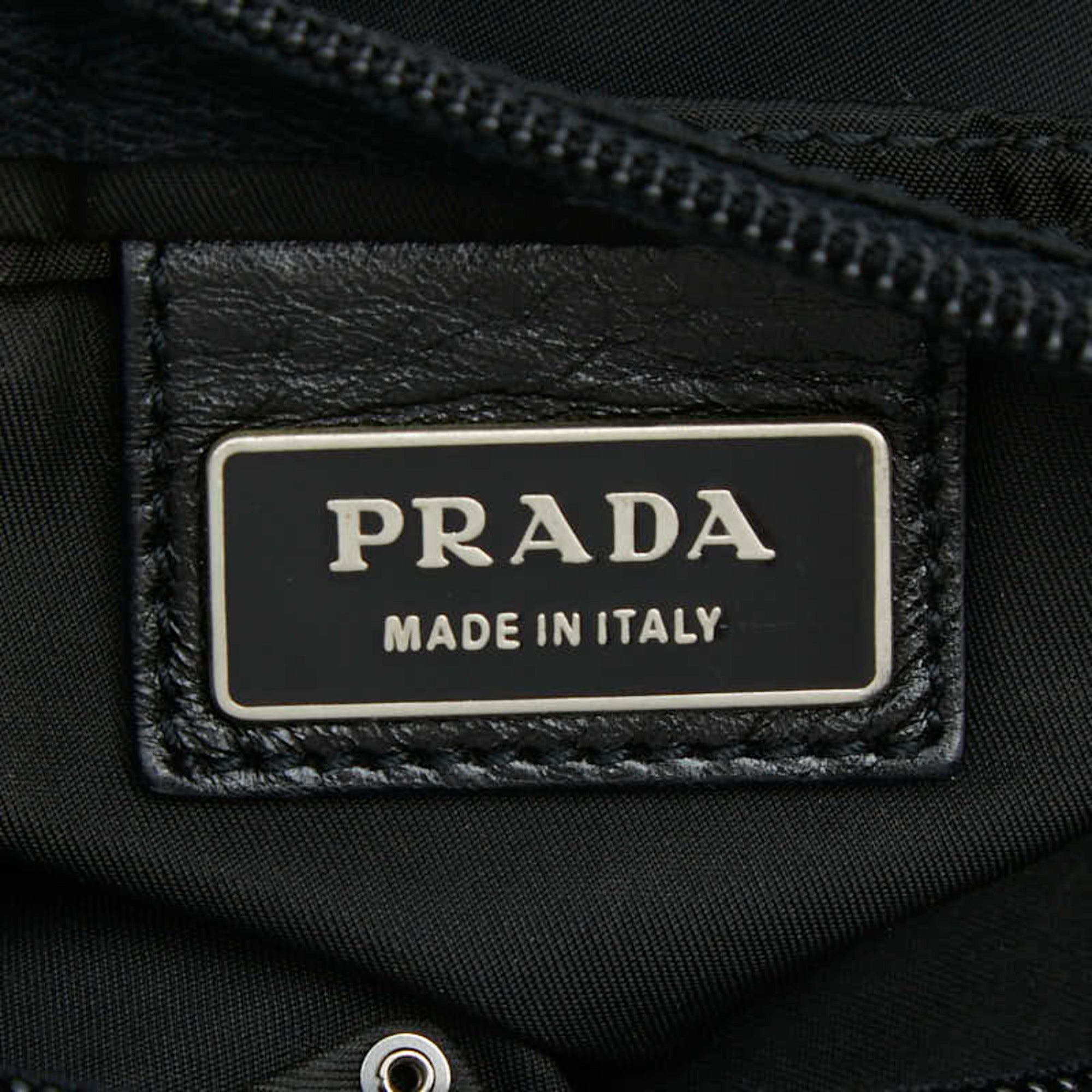 Prada Black Nylon Shoulder Bag (Pre-Owned)