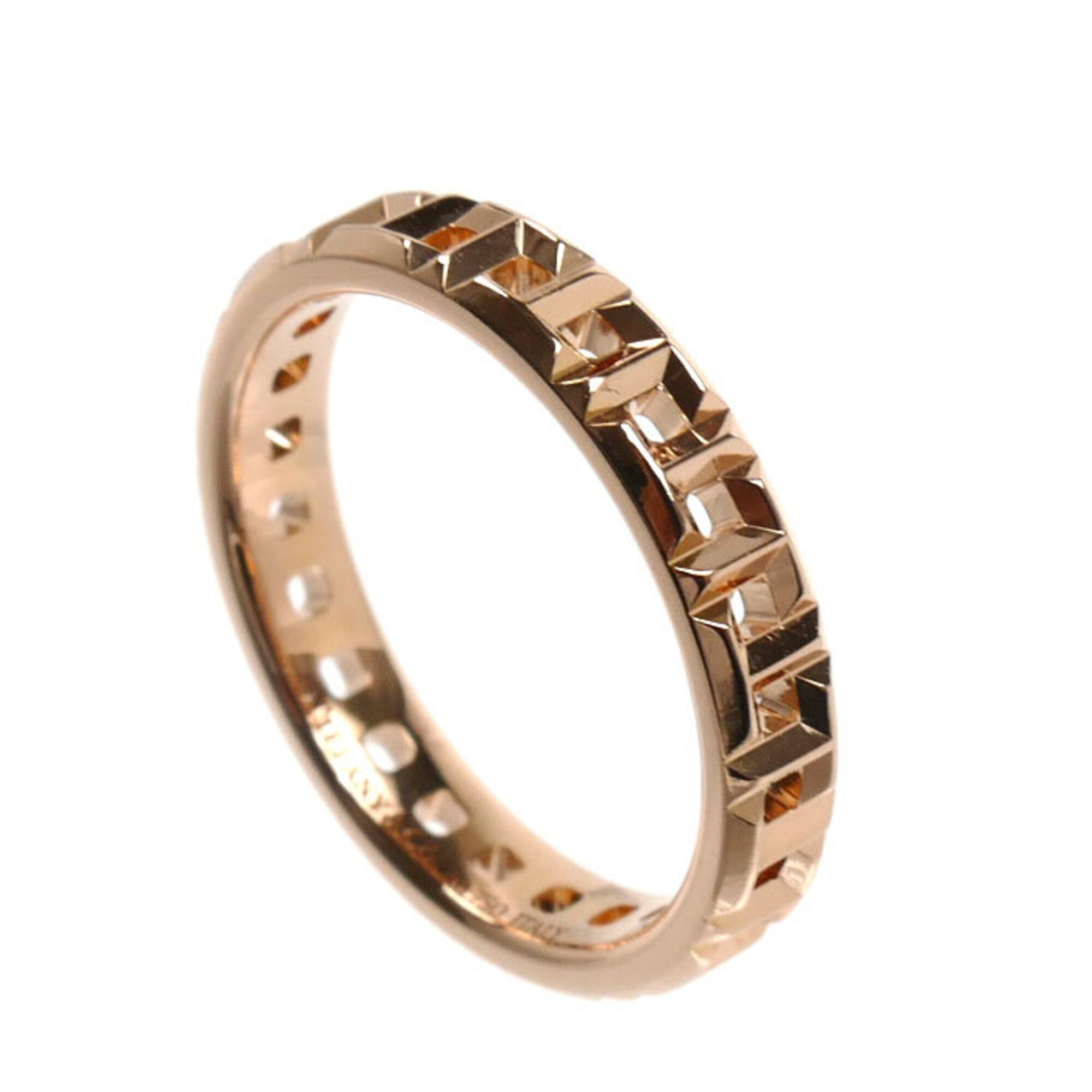 Tiffany Pink Gold (18K) Band Ring (Pre-Owned)