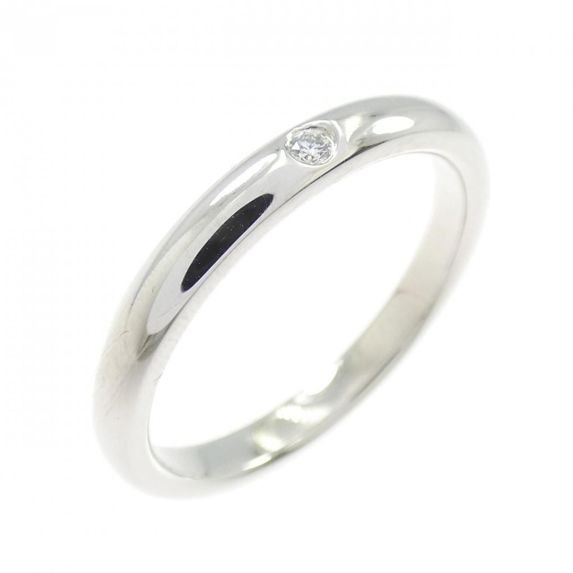 Tiffany Platinum Platinum 950 Band Ring (Pre-Owned)