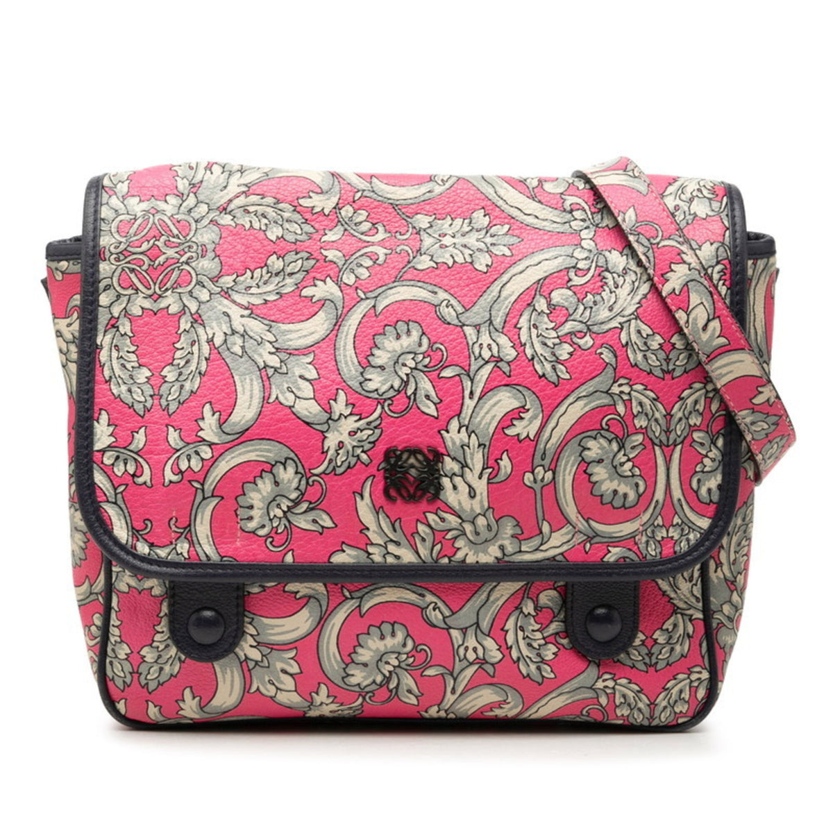 Loewe Multi-Color Pink Leather Shoulder Bag (Pre-Owned)