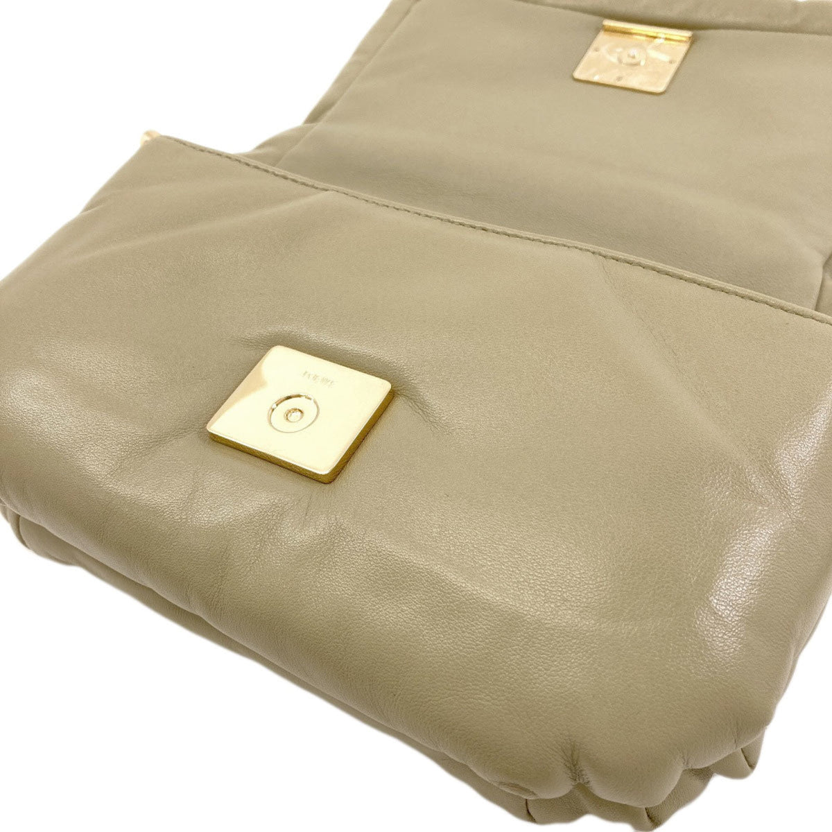Loewe Green Olive Leather Shoulder Bag (Pre-Owned)