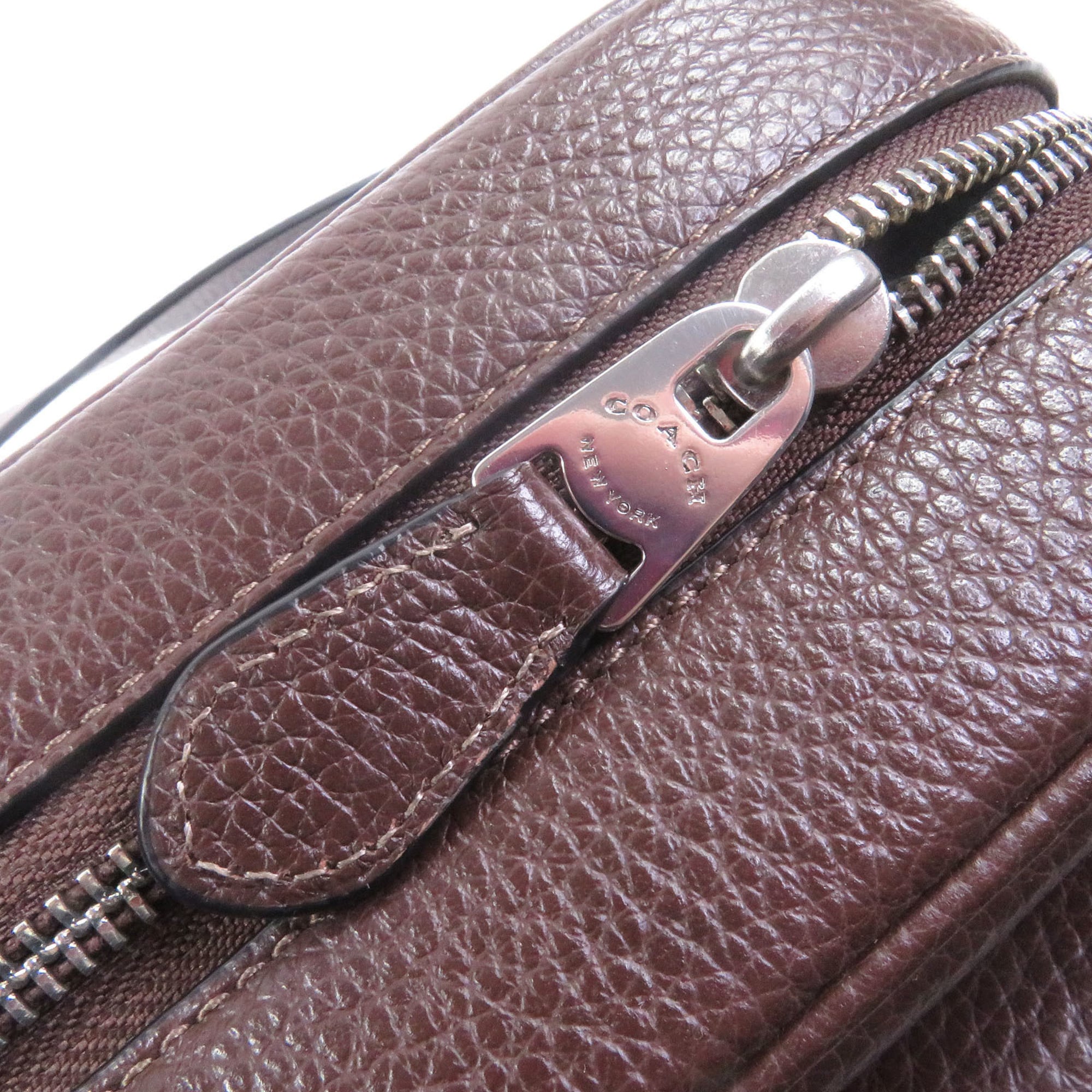 Coach Brown Leather Shoulder Bag (Pre-Owned)