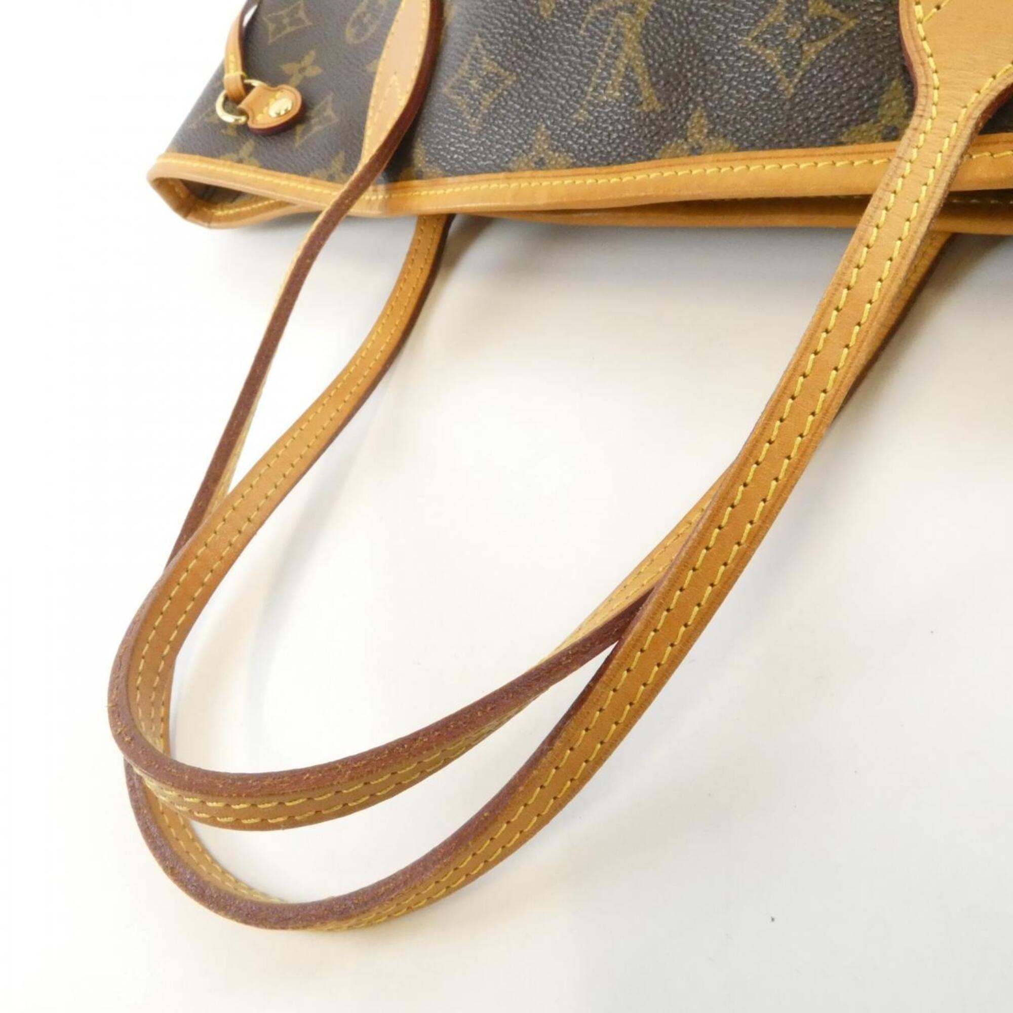 Louis Vuitton Monogram Marron Coated Canvas Handbag (Pre-Owned)