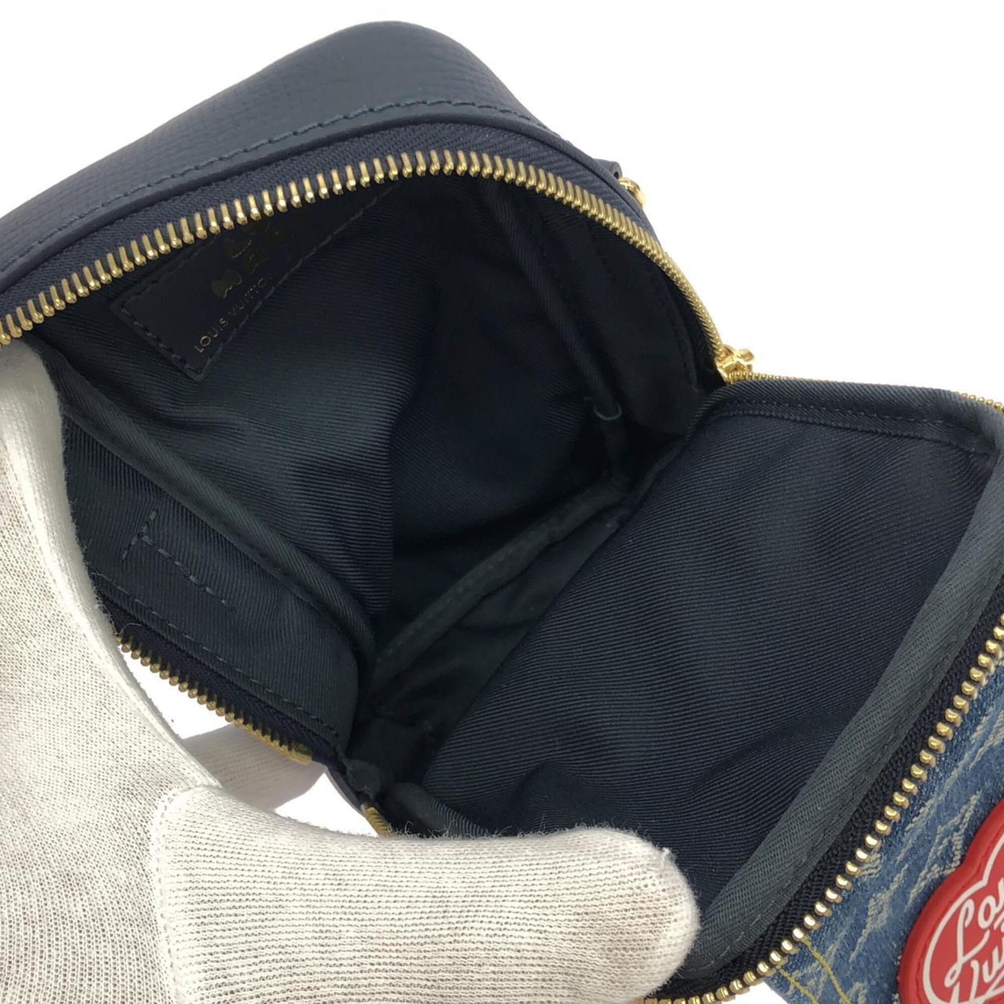 Louis Vuitton Monogram Denim Blue Monogram Denim Handbag (Pre-Owned)