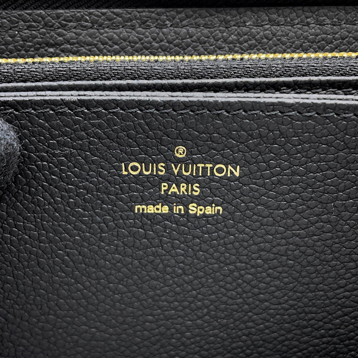Louis Vuitton Monogram Empreinte Black Noir Monogram Empreinte Long Wallet (Bi-Fold) (Pre-Owned)