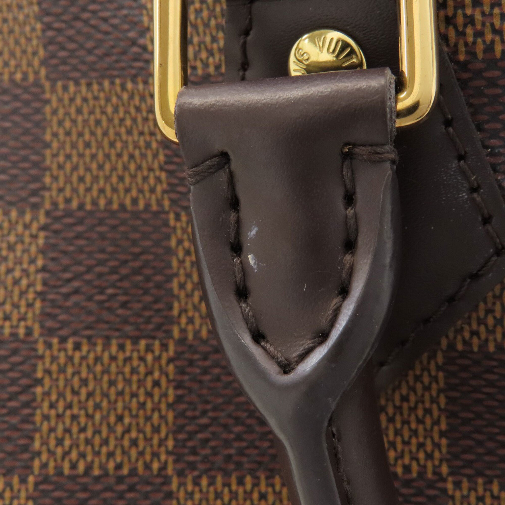 Louis Vuitton Damier Canvas Ebene Damier Canvas Handbag (Pre-Owned)