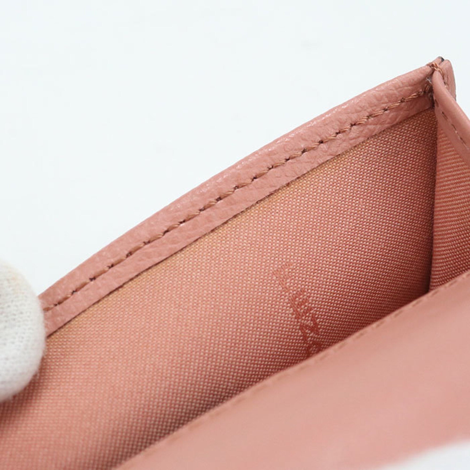 Fendi Pink Leather Wallet (Tri-Fold) (Pre-Owned)
