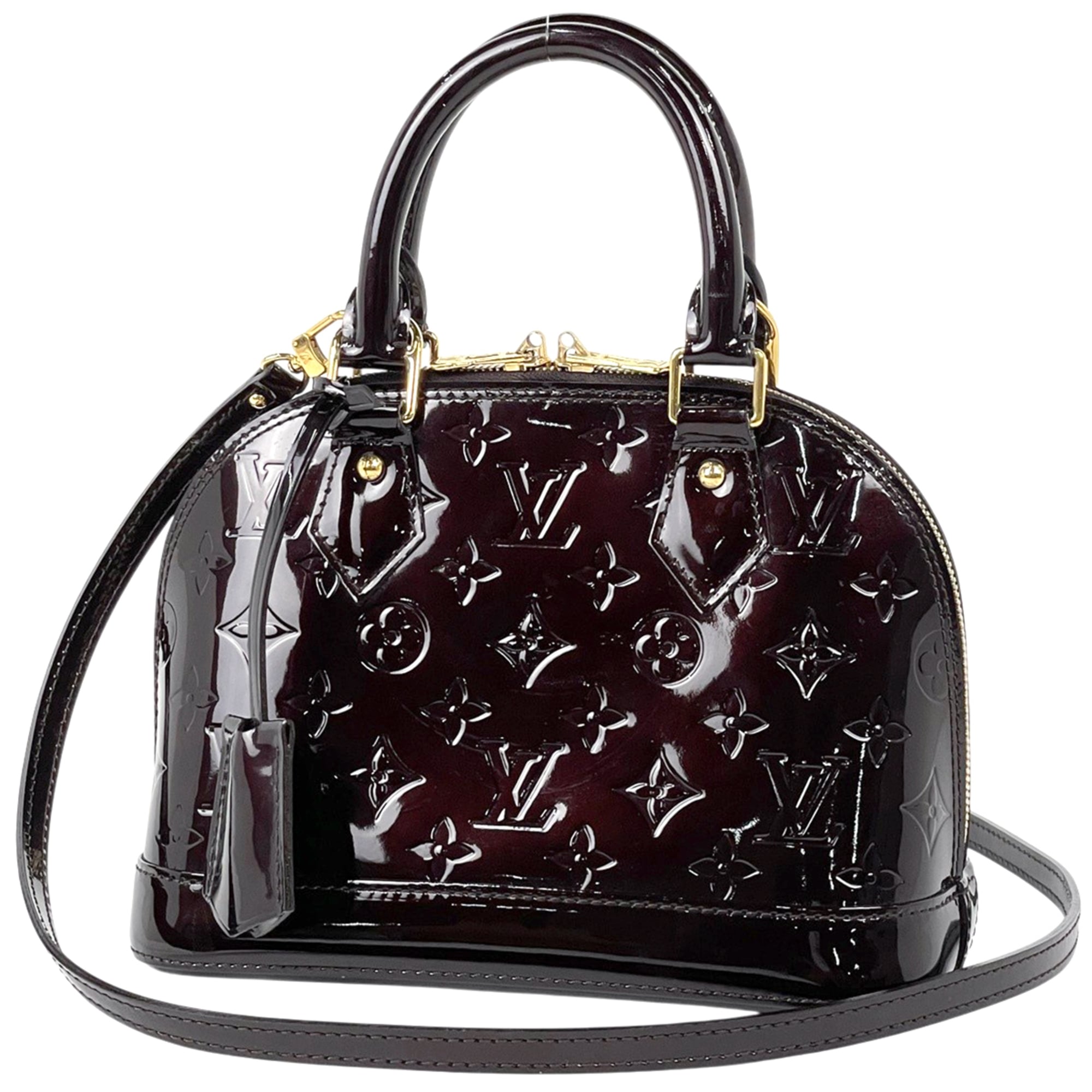 Louis Vuitton Amarante Purple Monogram Vernis Handbag (Pre-Owned)