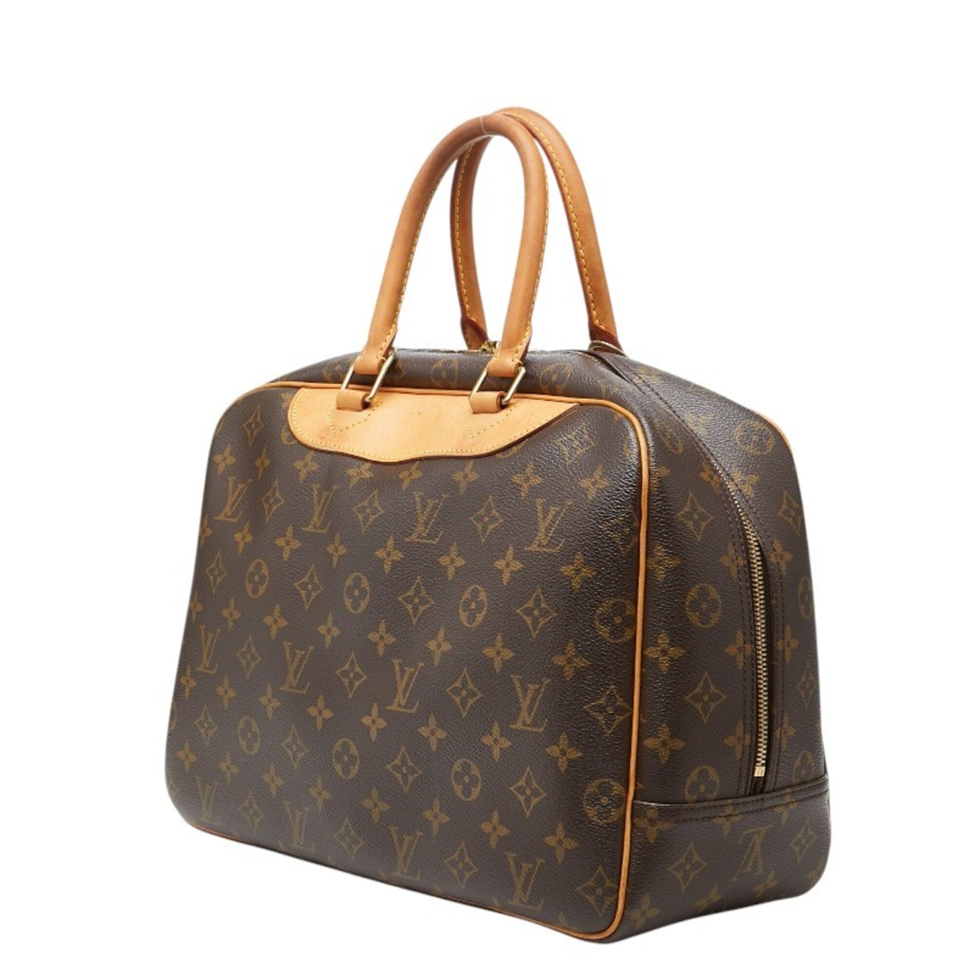 Louis Vuitton Brown Pvc Leather Handbag (Pre-Owned)