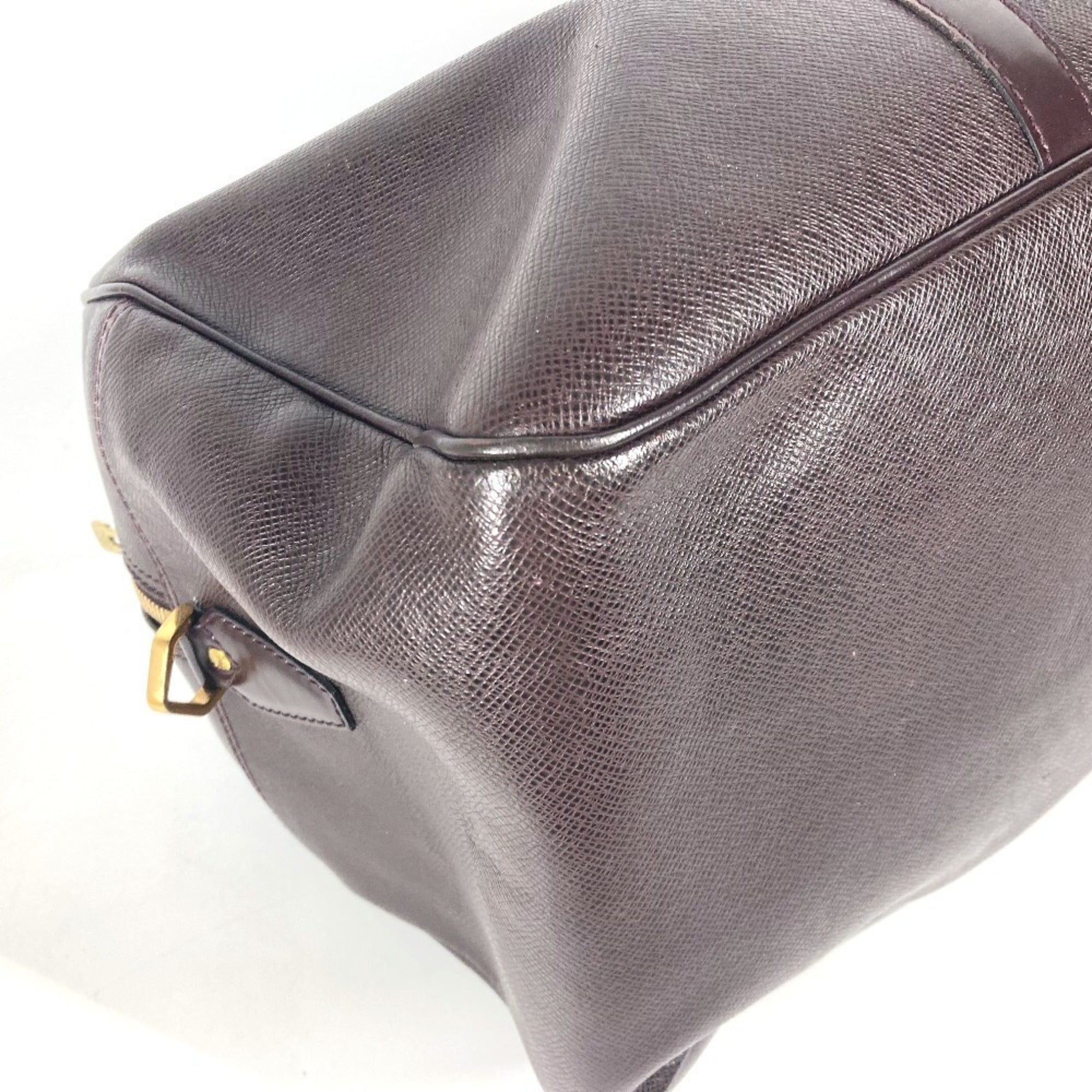 Louis Vuitton Acajou Taiga Leather Boston Bag Handbag (Pre-Owned)
