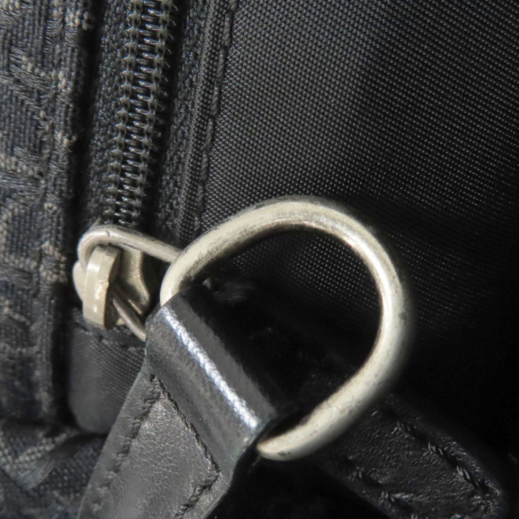 Christian Dior Black Canvas Tote Bag (Pre-Owned)