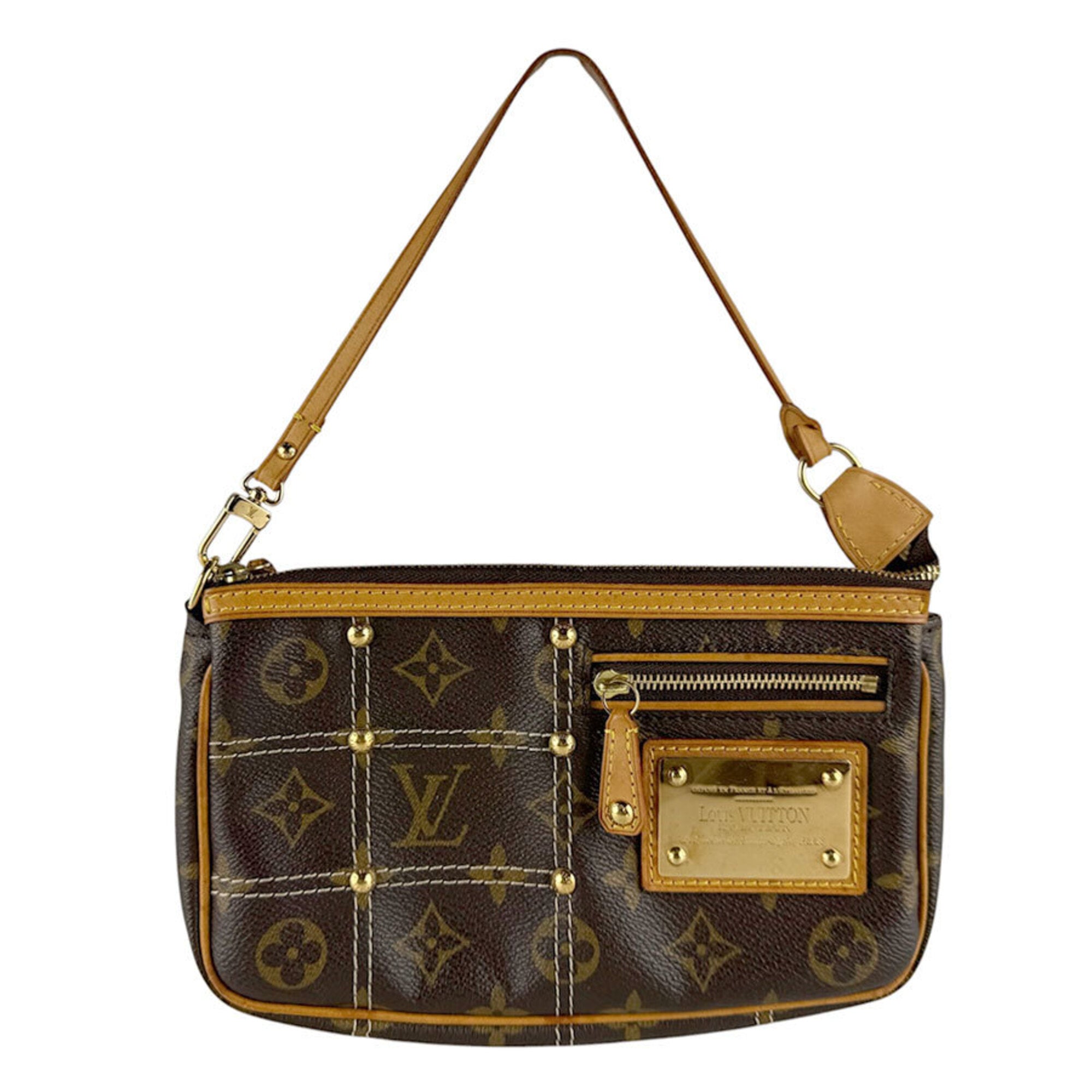Louis Vuitton Brown Monogram Handbag Pochette (Pre-Owned)