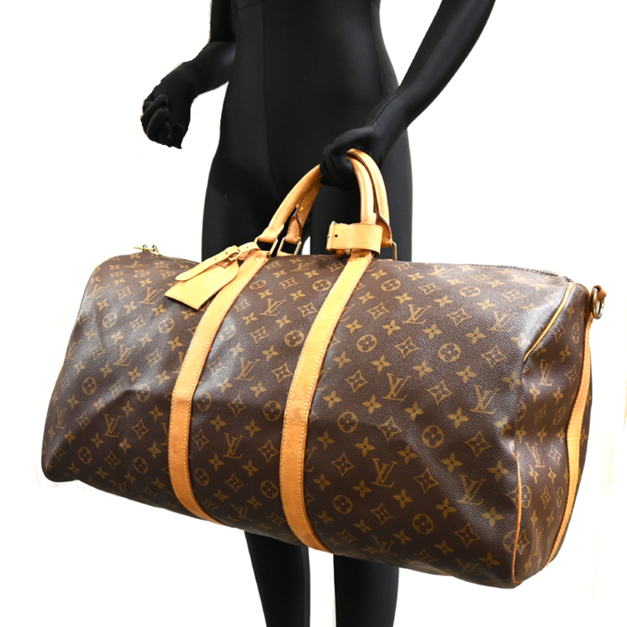 Louis Vuitton Brown Monogram Boston Bag (Pre-Owned)