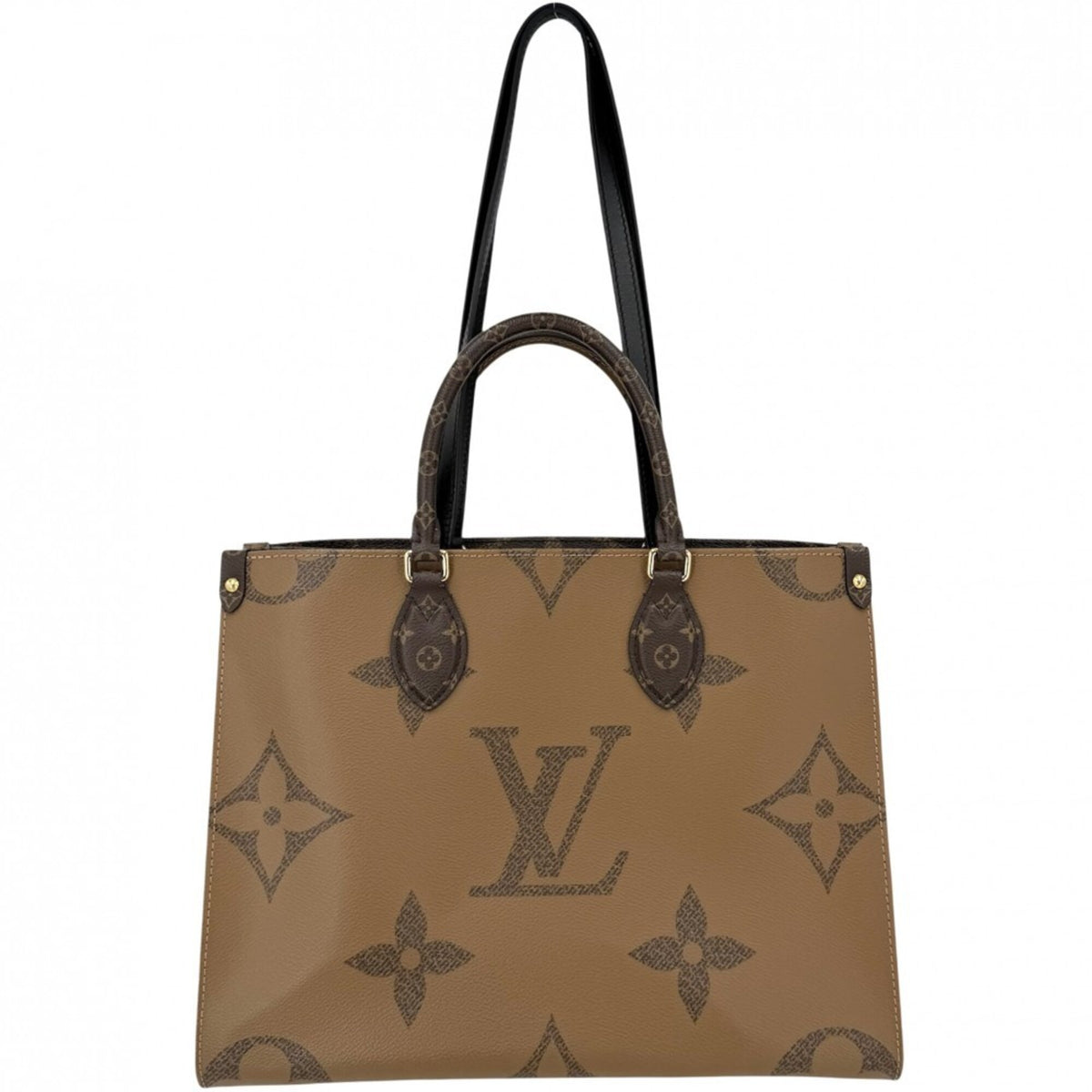 Louis Vuitton Brown Monogram Reverse Handbag Tote Bag (Pre-Owned)