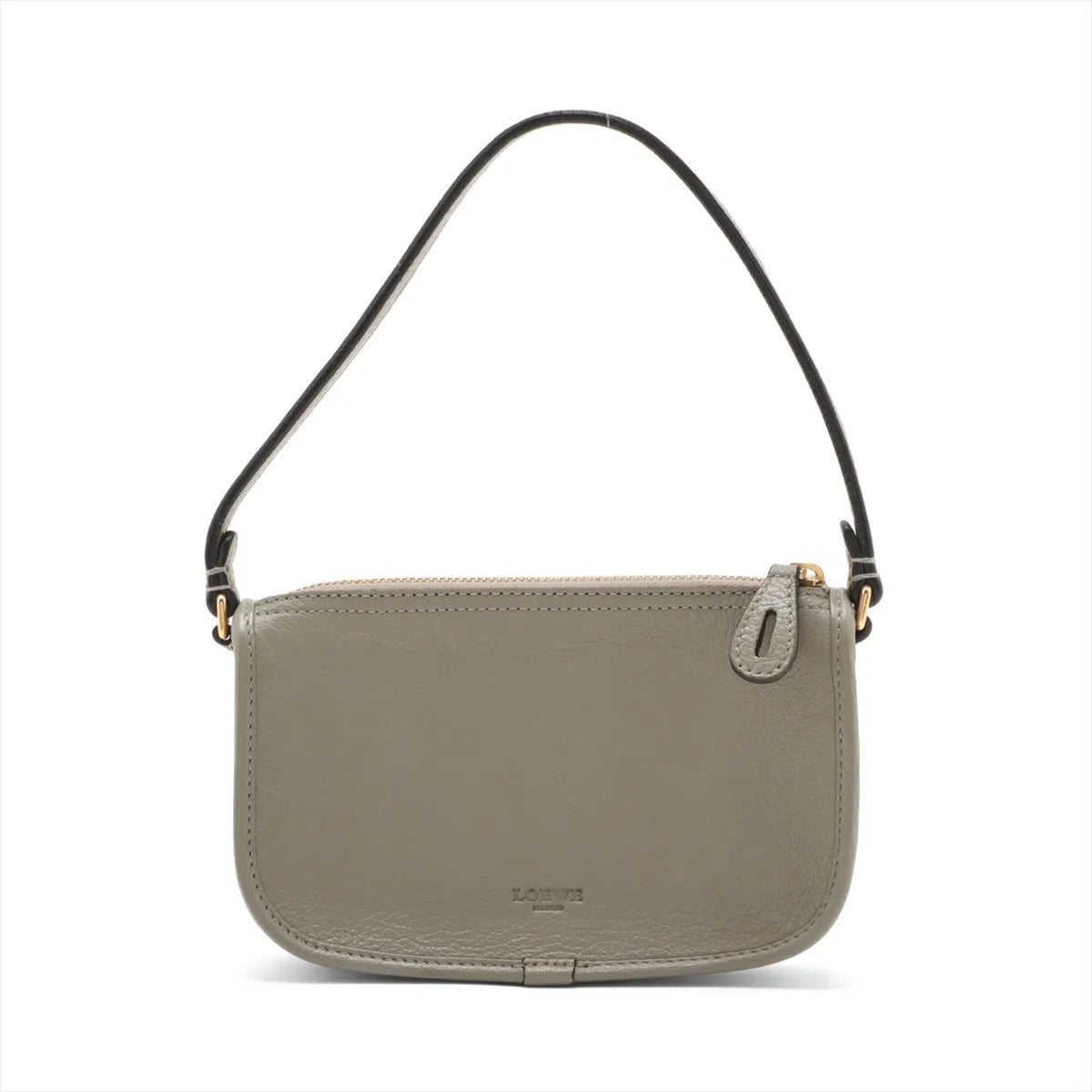 Loewe Gray Leather Handbag (Pre-Owned)