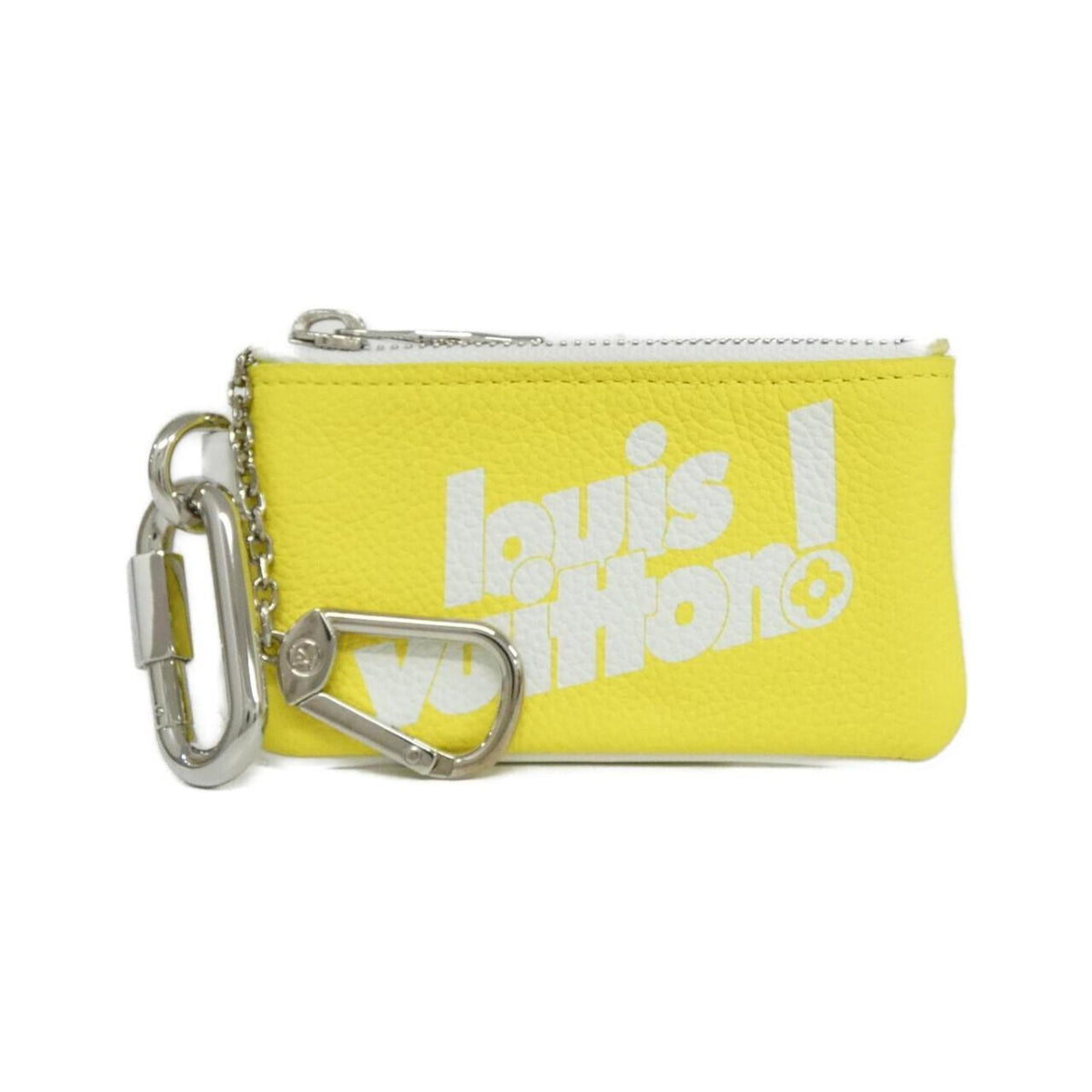 Louis Vuitton Yellow Leather Coin Purse/Coin Case (Pre-Owned)