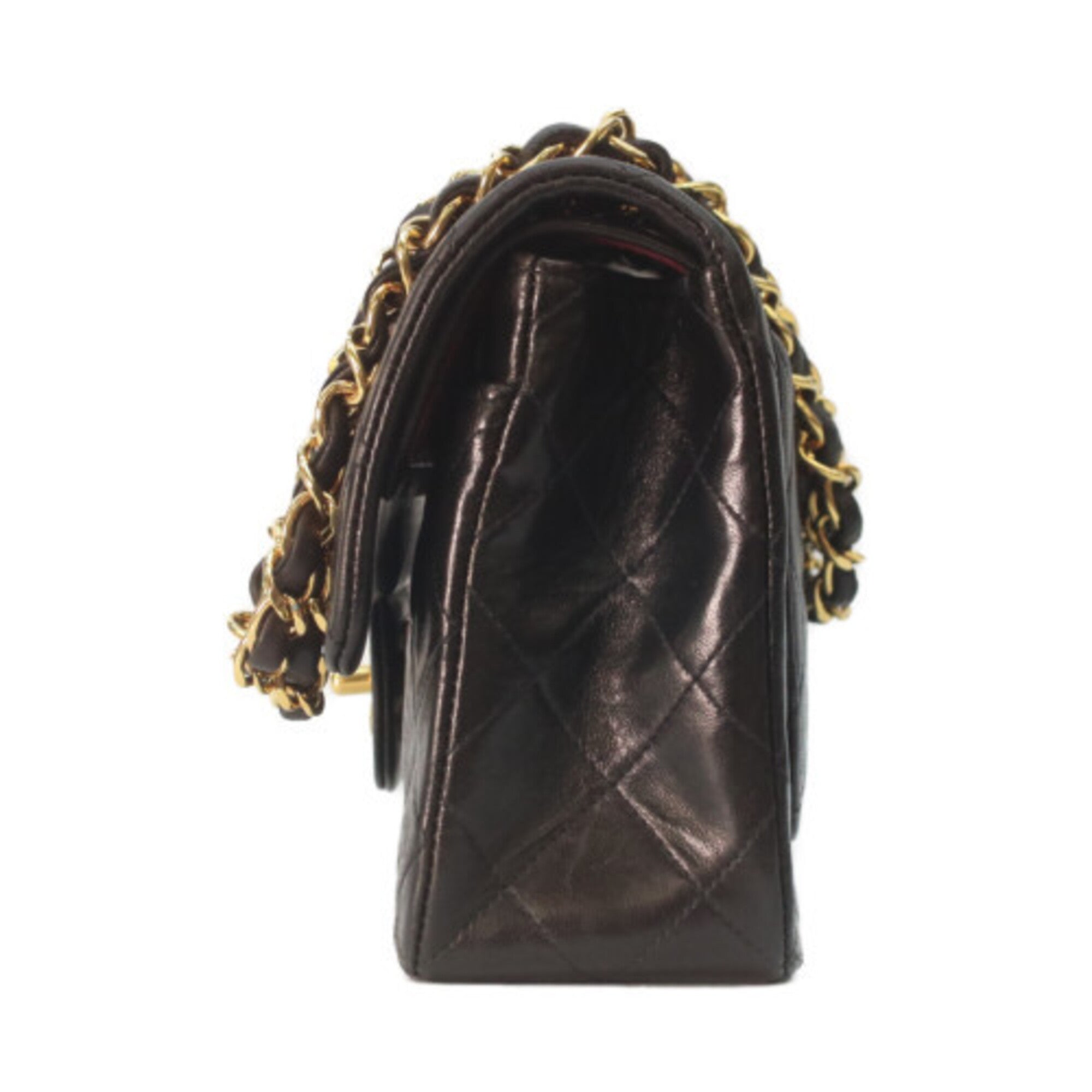 Chanel Black Leather Shoulder Bag (Pre-Owned)