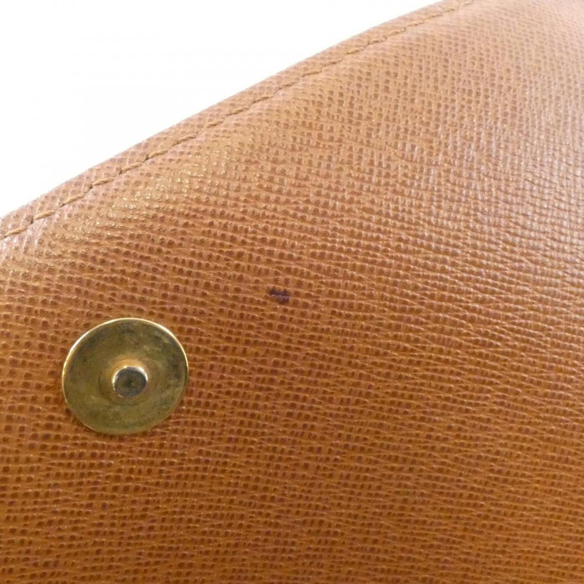 Louis Vuitton Marron Coated Canvas Shoulder Bag (Pre-Owned)