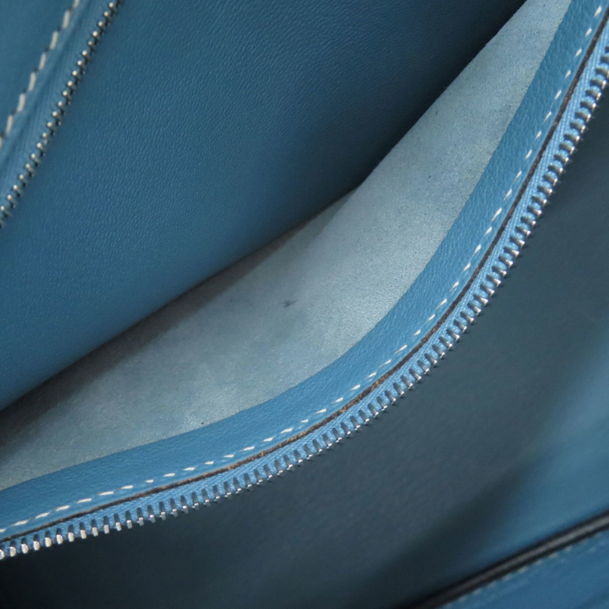 Hermes Blue Jean Epsom Leather Handbag (Pre-Owned)