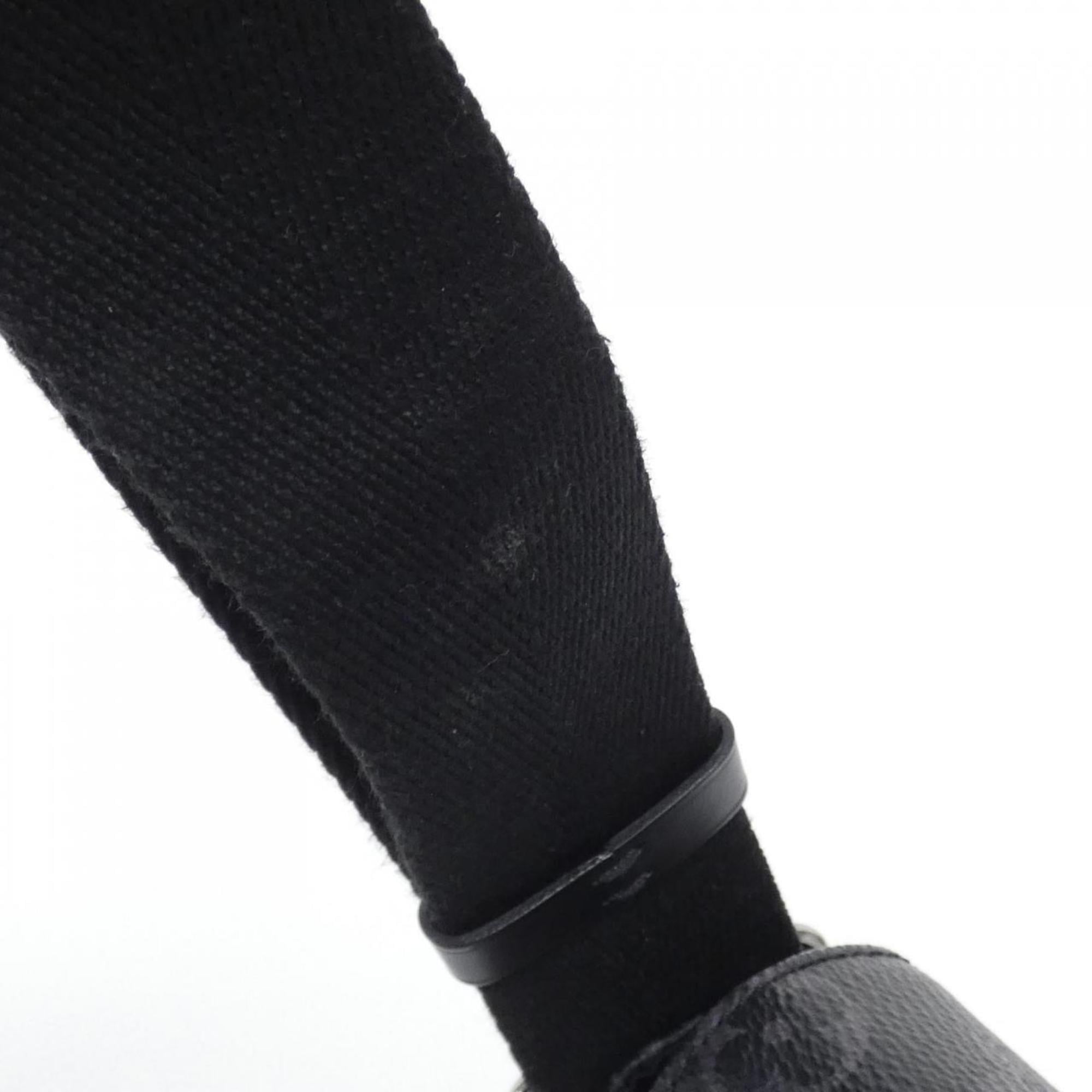 Louis Vuitton Black Coated Canvas Shoulder Bag (Pre-Owned)