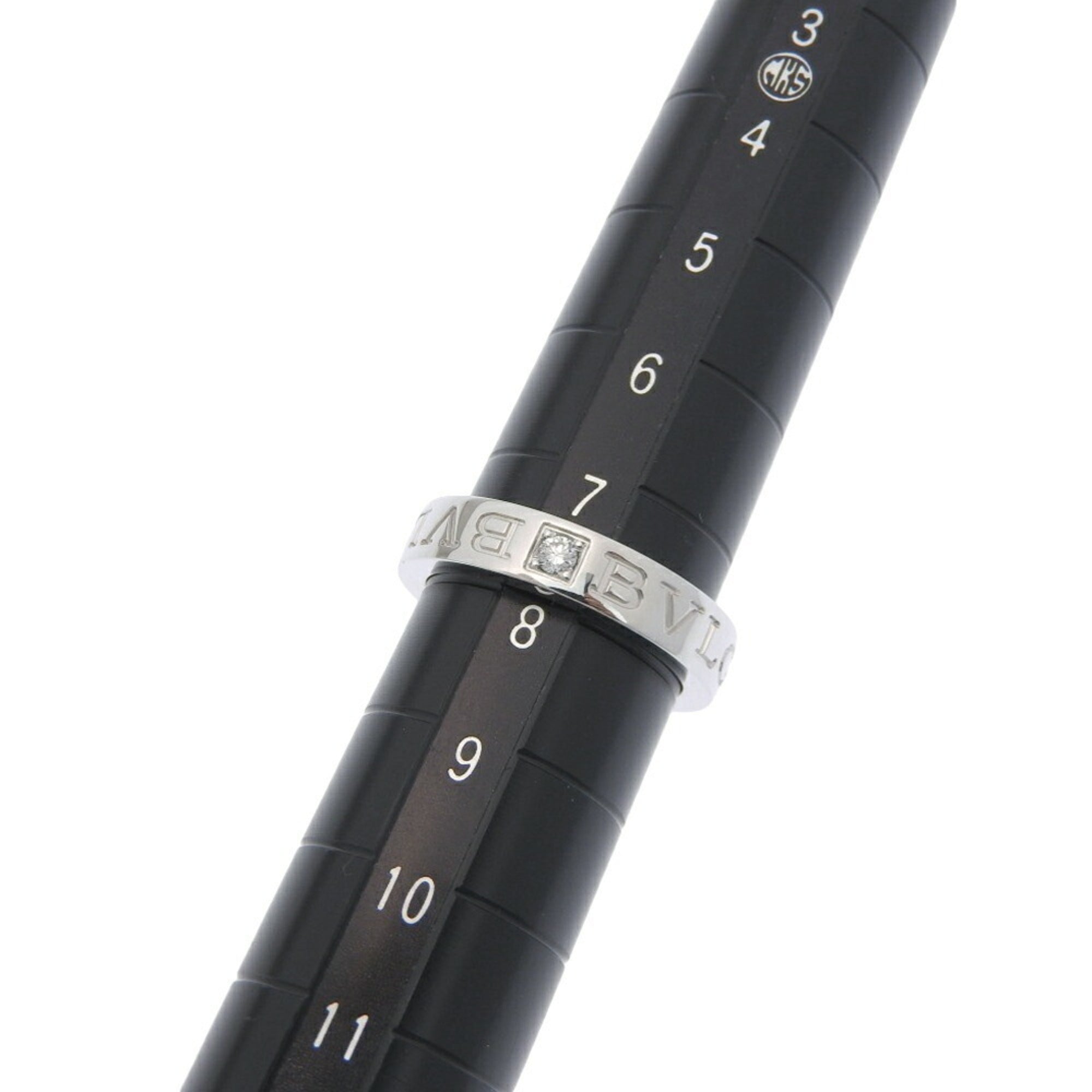 Bvlgari White Gold White Gold (18K) Band Ring (Pre-Owned)